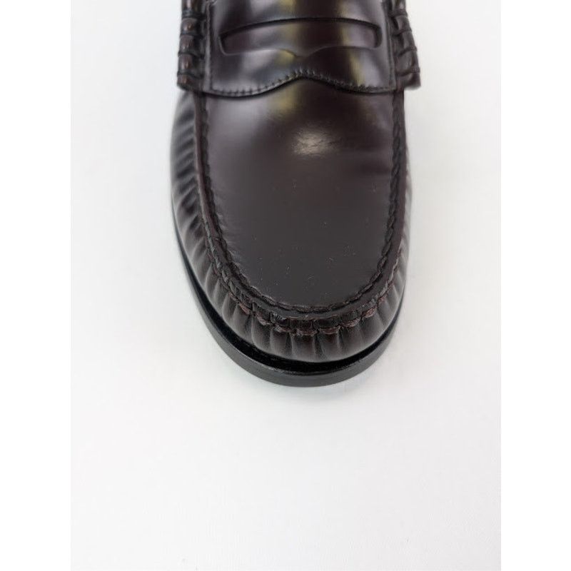 Celine o1rshd1 Luco Polished Calfskin Loafer Boots in Burgundy 40 Size US 7 / EU 40 - 15 Thumbnail
