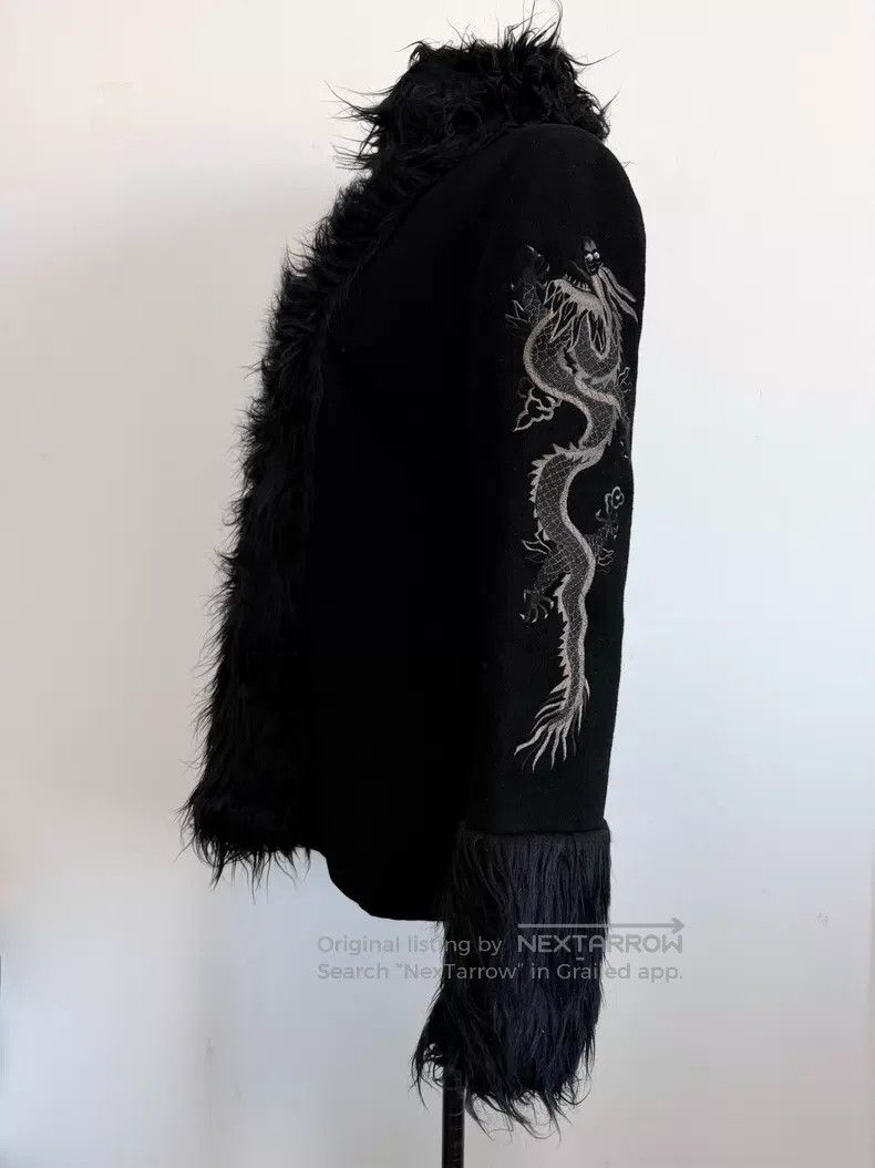 Vivienne Tam Vivienne Tam Dragon embroidery, fur collar, top Size S / US 4 / IT 40 - 4 Thumbnail