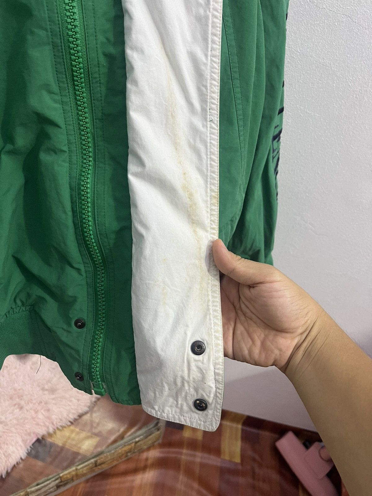Nautica Vintage Nautica Sailing Spellout Jacket Hidden Hood Size US M / EU 48-50 / 2 - 6 Thumbnail