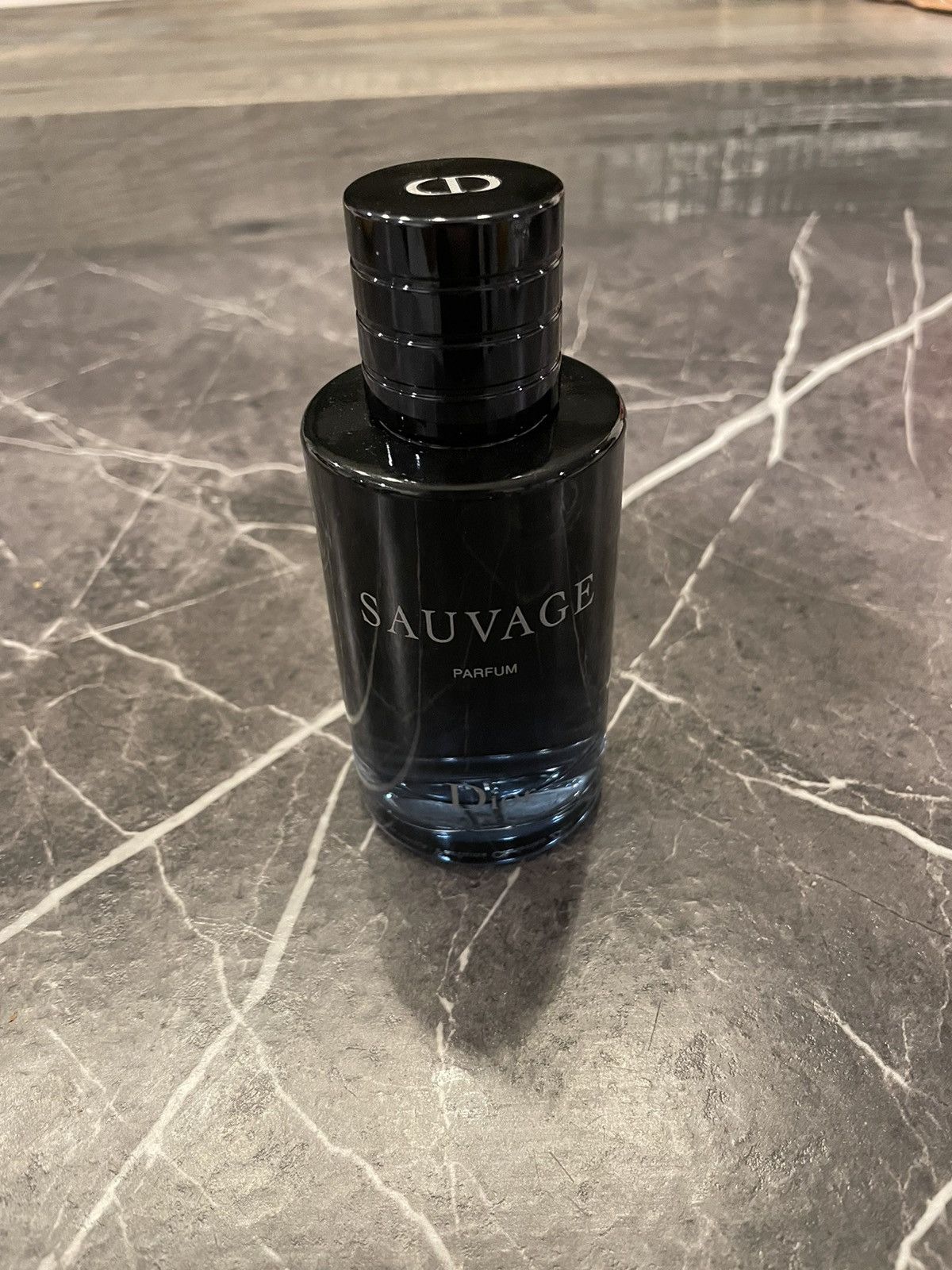 image of Dior Sauvage Parfum in Black, Men's (Size Large)