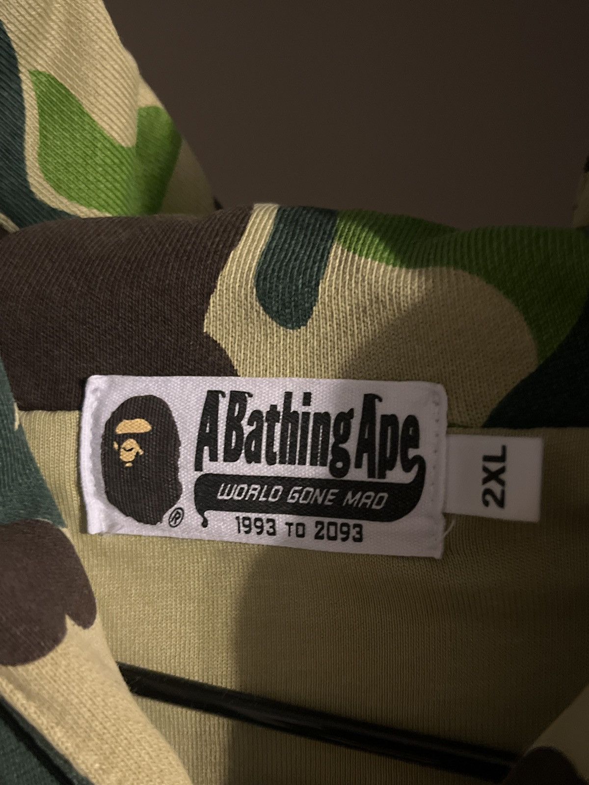 Bape BAPE🦍🪨🔥💨 ABC Camo Patchwork Zipper Hoodie Size US XXL / EU 58 / 5 - 11 Thumbnail