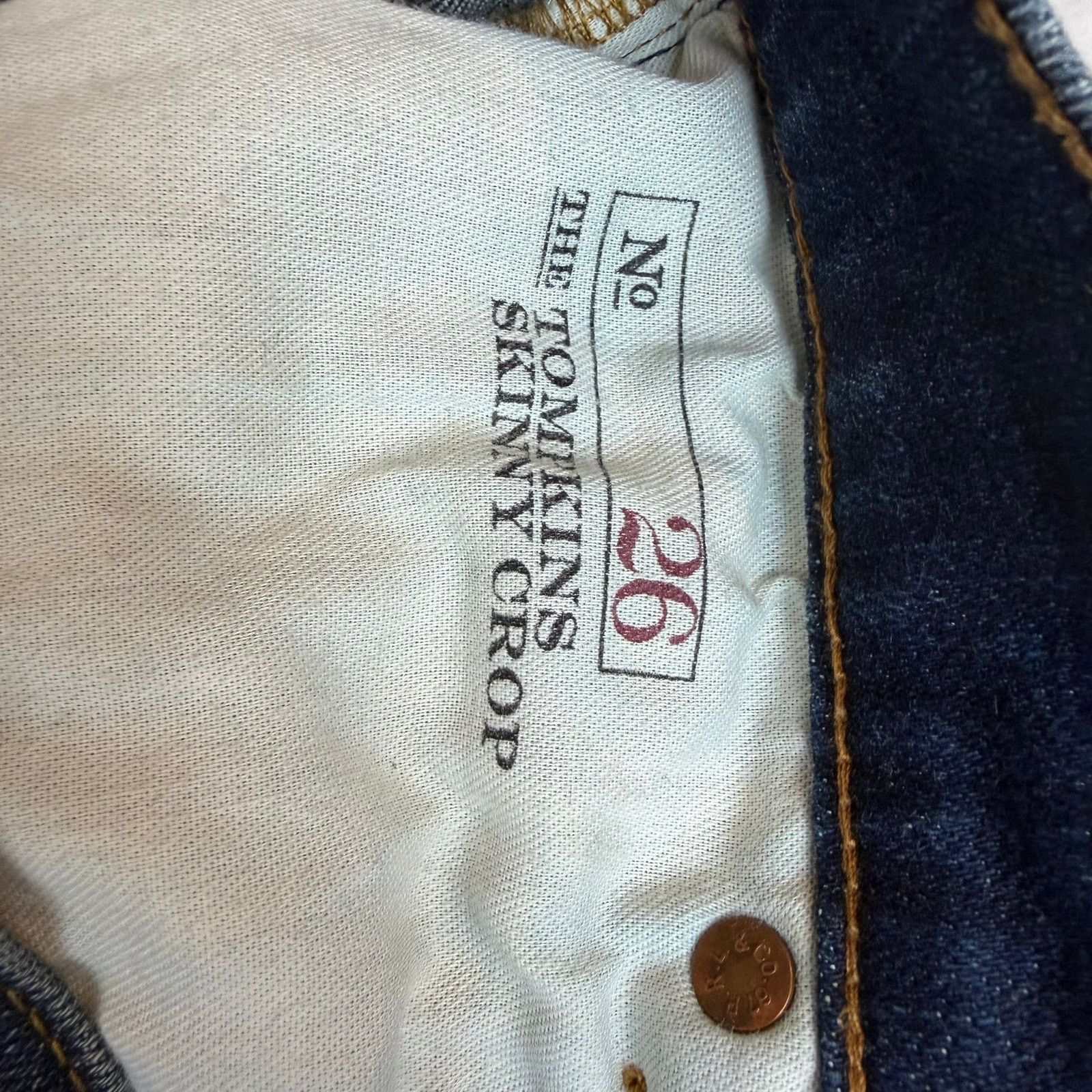 Polo Ralph Lauren Polo Ralph Lauren Tompkins Skinny Crop Jeans - Size 26 Size 26" / US 2 / IT 38 - 5 Thumbnail