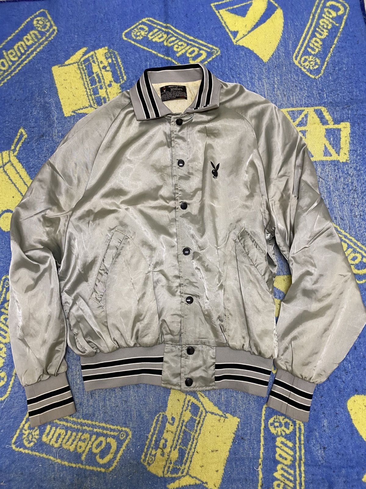Playboy × Vintage Vintage PLAYBOY Jacket/bomber/Varsity Luxury Designers Size US M / EU 48-50 / 2 - 24 Thumbnail