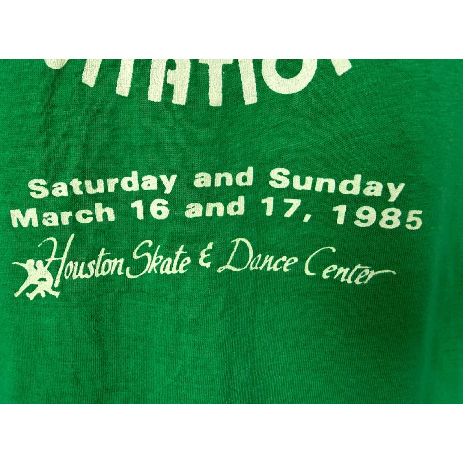 Vintage VINTAGE St Patrick's Day Shirt M Green Clover Leprechaun 1985 USA Screen Stars Men's T-Shirt Size US M / EU 48-50 / 2 - 3 Thumbnail