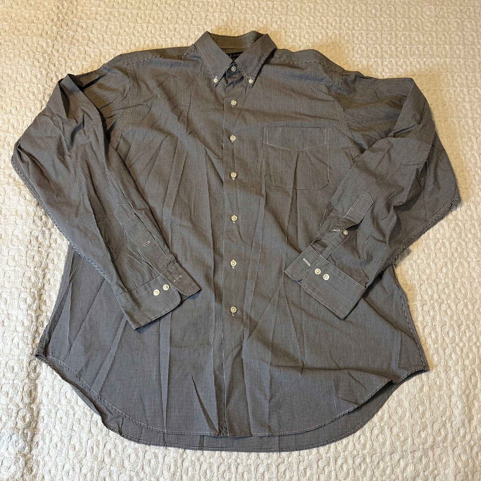 Lauren Ralph Lauren Lauren Ralph Lauren Black Plaid Button-Up Shirt - 16-1/2 Size US L / EU 52-54 / 3 - 1 Thumbnail