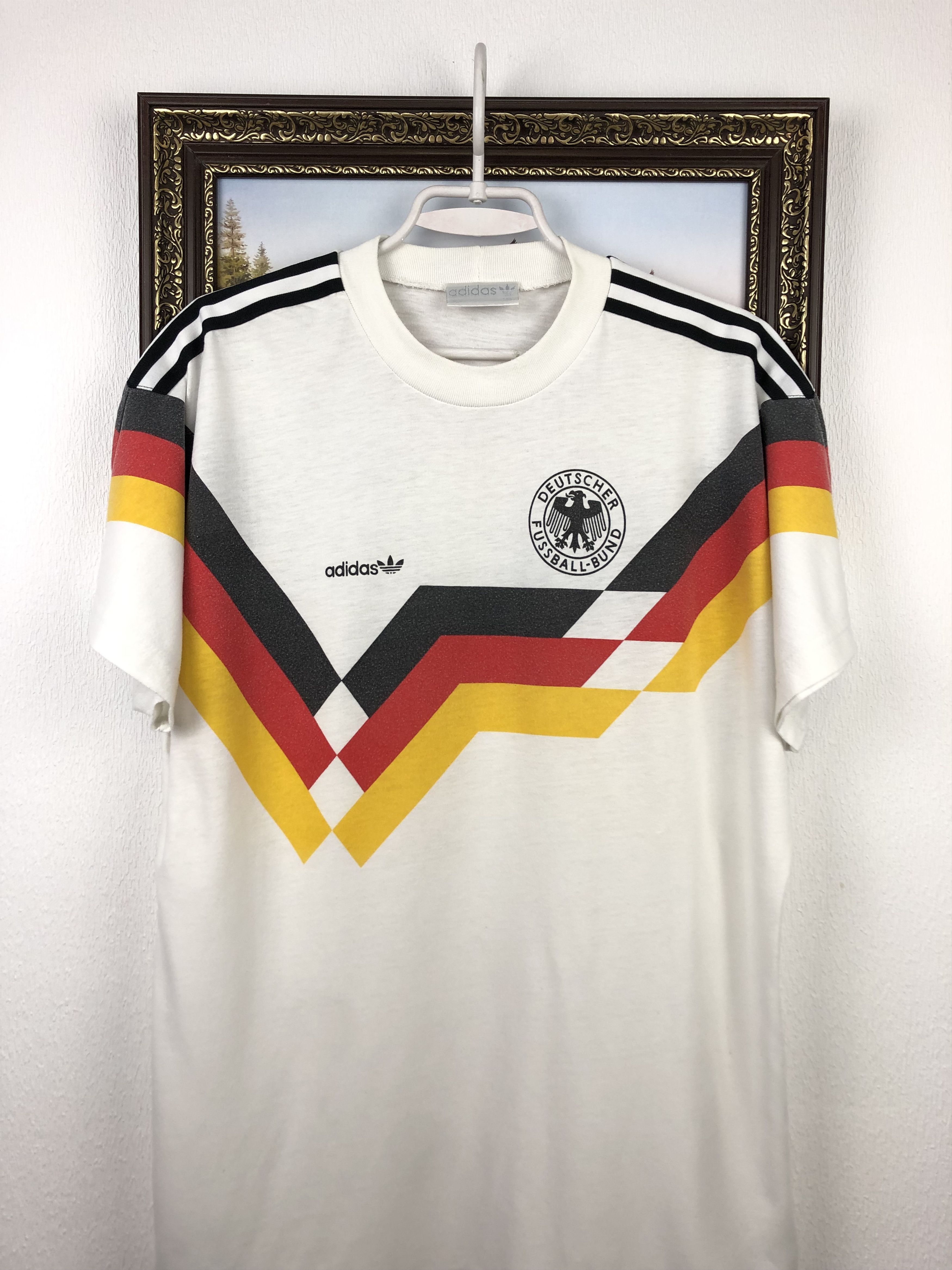 Adidas × Vintage Vintage Germany Football Shirt Soccer Jersey Trikot Tee Hype Size US M / EU 48-50 / 2 - 2 Thumbnail