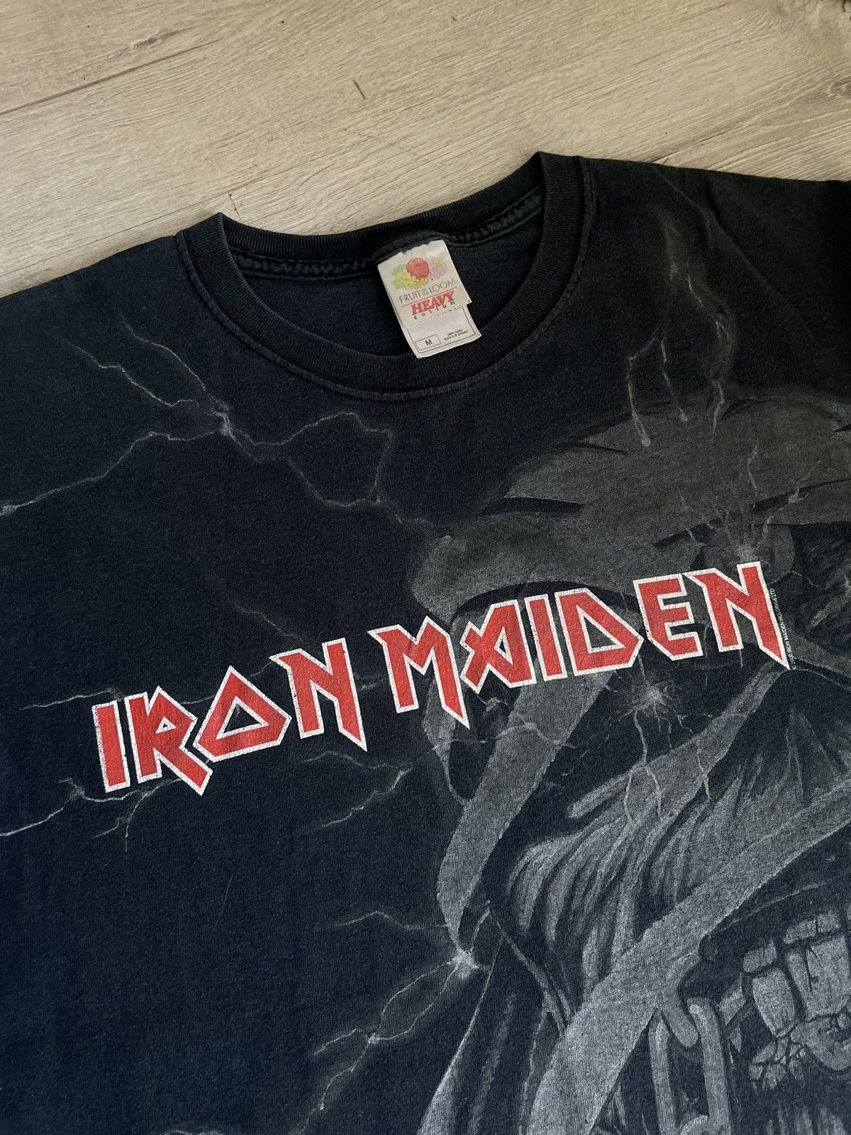 Band Tees × Iron Maiden Vintage Iron Maiden Over/Full Print With Zombie 🧟‍♂️ Metal Band Size US M / EU 48-50 / 2 - 3 Thumbnail