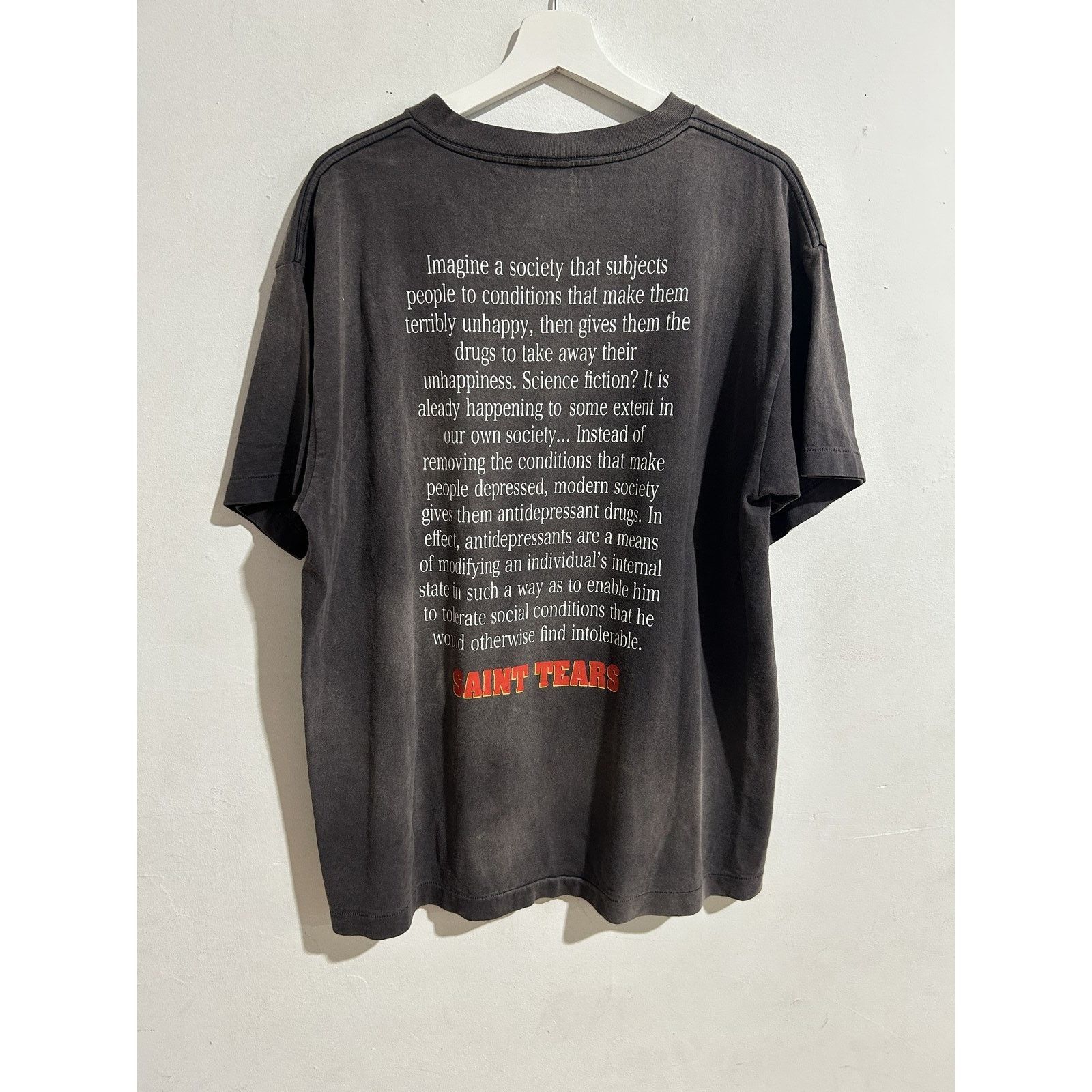 DENIM TEARS DENIM TEARS SAINT MICHAEL SAINT TEARS TEE SIZE LARGE Size US L / EU 52-54 / 3 - 2 Thumbnail