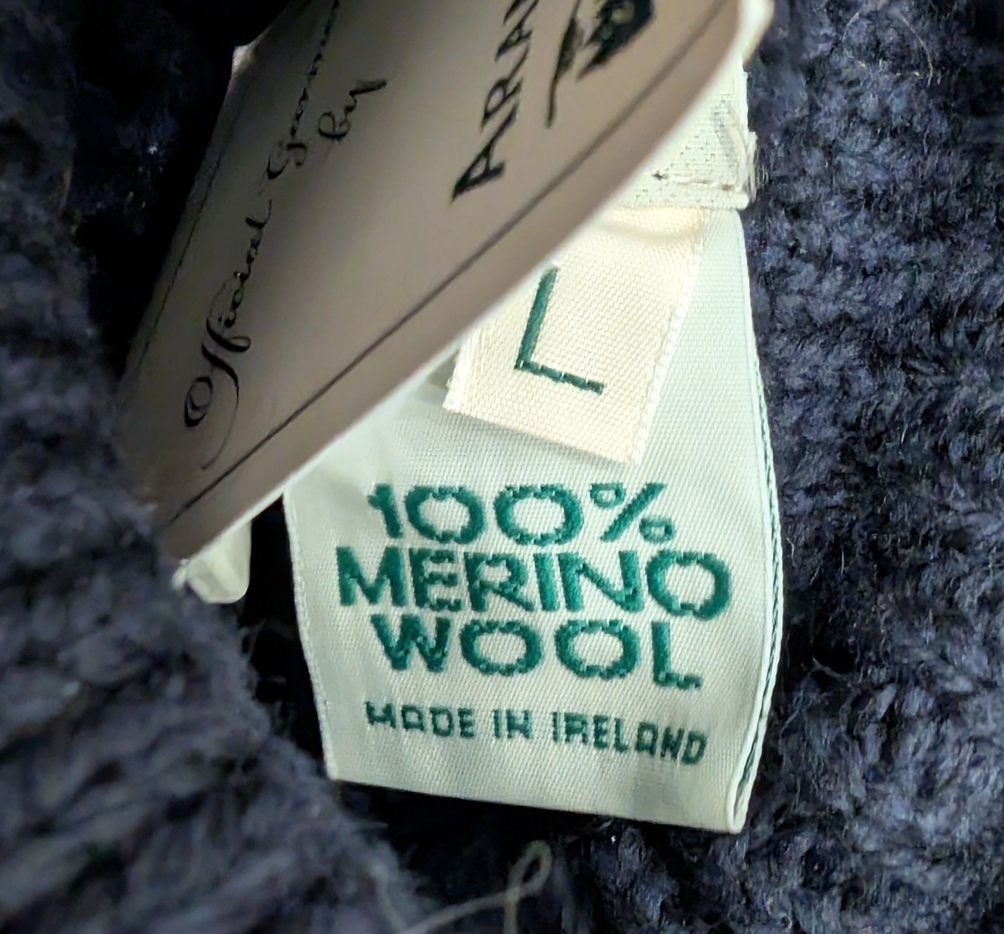 Aran Crafts NWT Aran Crafts 100% Merino Wool Roll Neck Sweater Unisex Size US L / EU 52-54 / 3 - 4 Thumbnail