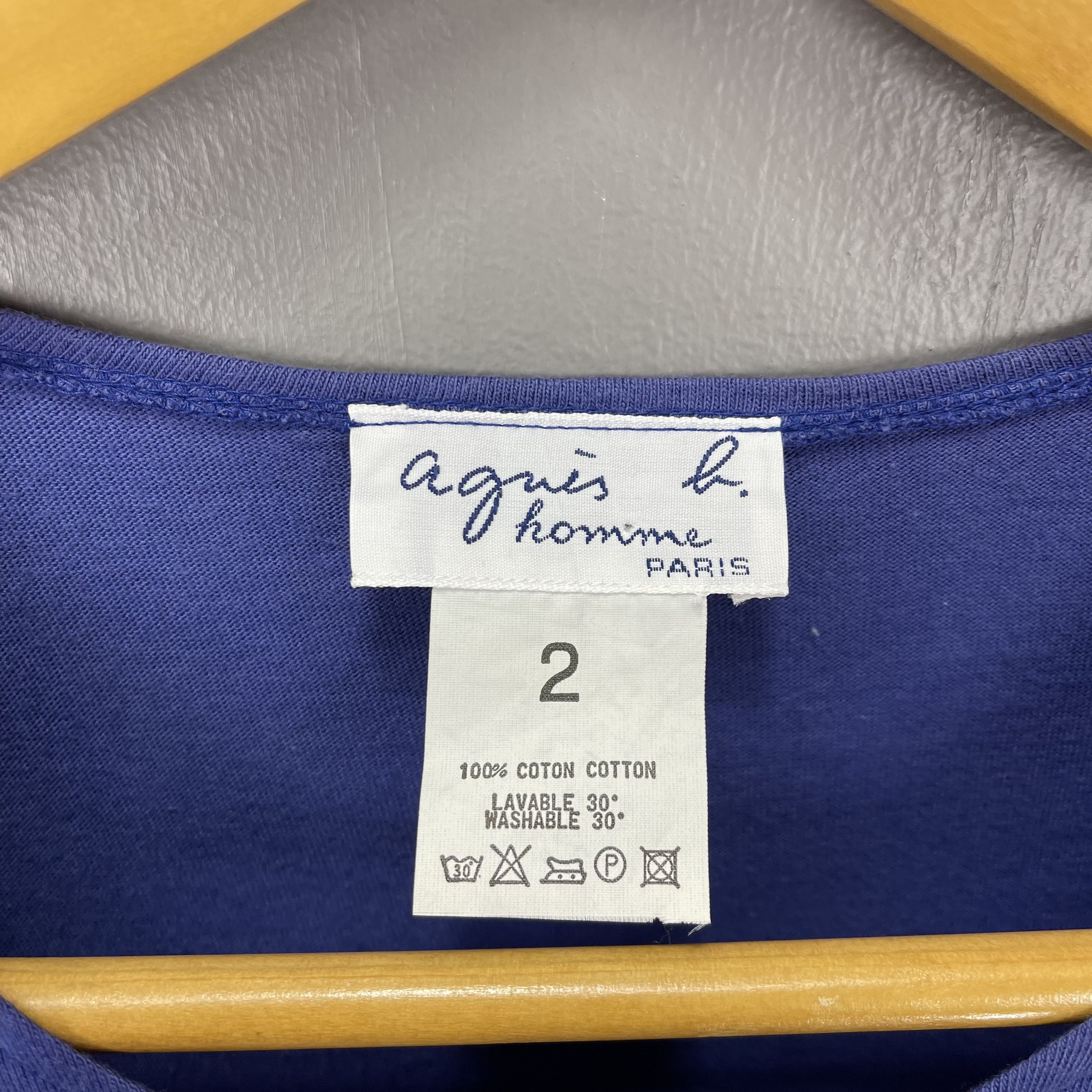 agnes b. AGNES B Button Ups Long Sleeve T Shirt #1758/07 Size US M / EU 48-50 / 2 - 5 Thumbnail