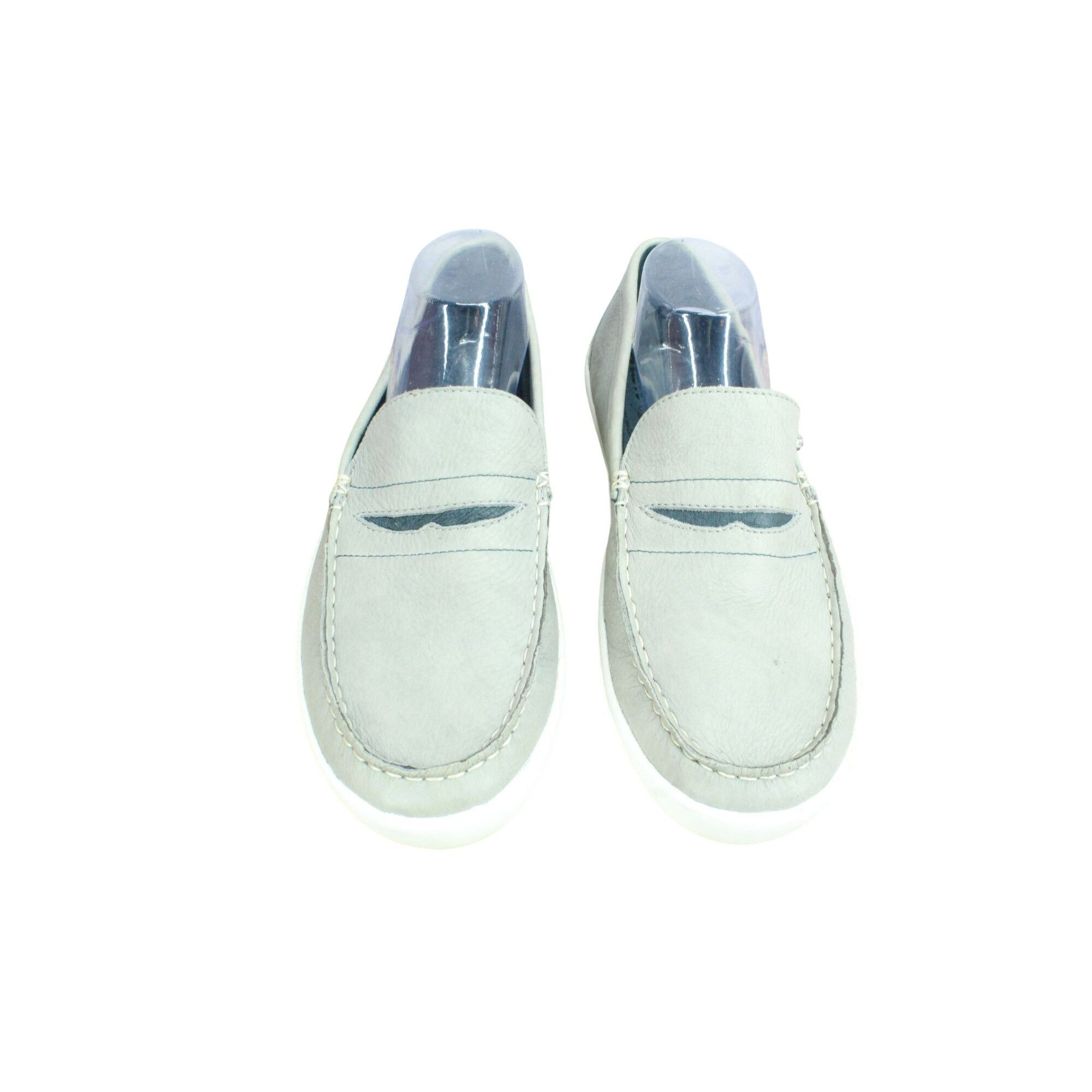 L.L. Bean LL Bean Men’s Gray Leather Slip-On Penny Loafers 10 Size US 10 / EU 43 - 5 Thumbnail
