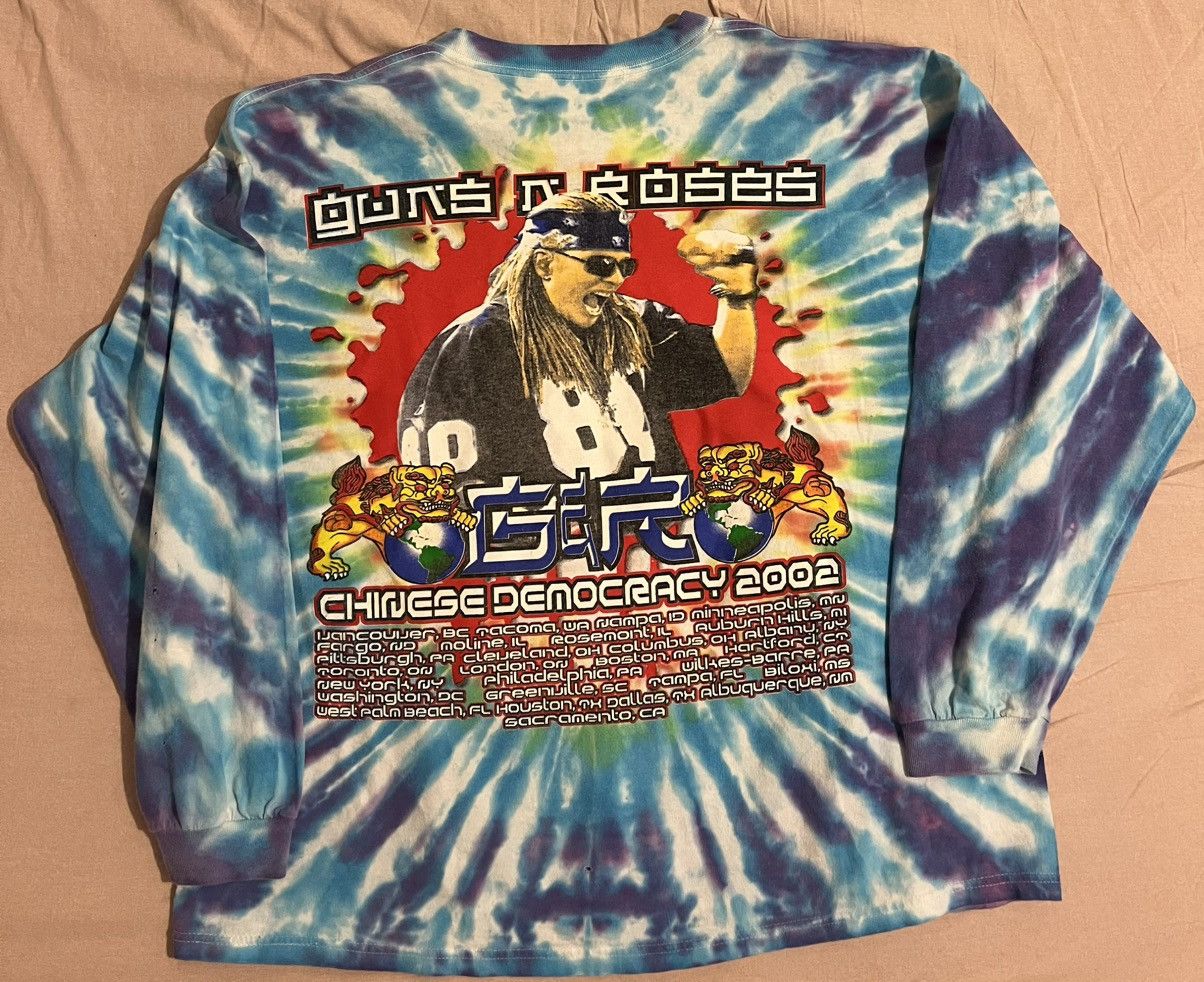 Delta Vintage 2002 Guns N Roses Chinese Democracy World Tour 2002 Size US XL / EU 56 / 4 - 6 Thumbnail