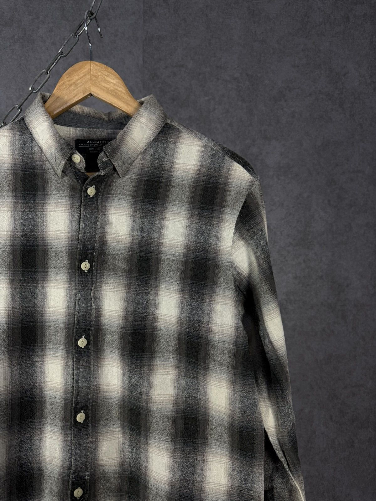 Allsaints Allsaints vintage designer shirt Size US M / EU 48-50 / 2 - 2 Thumbnail