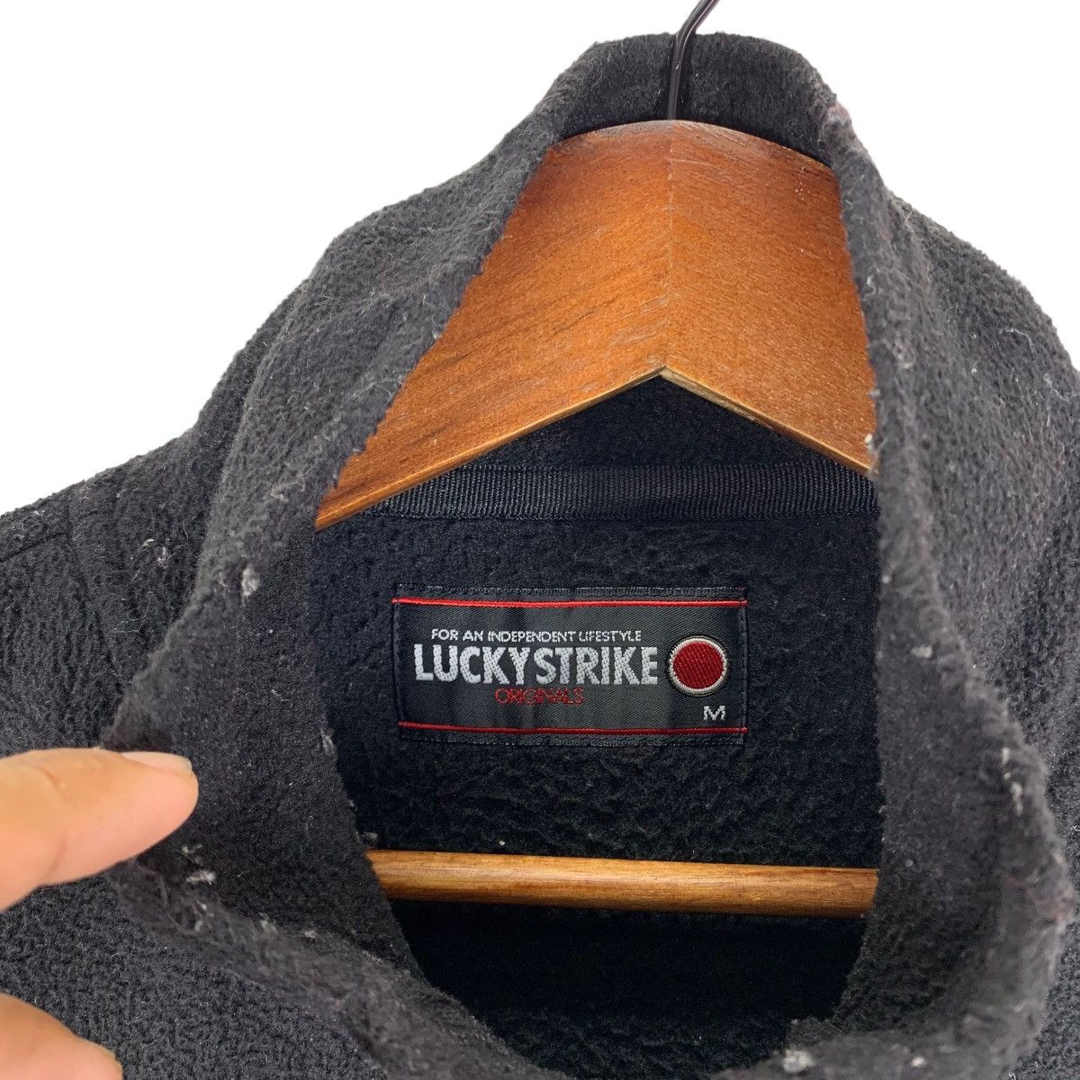 Lucky Brand × Vintage 🔥🔥VINTAGE LUCKY STRIKE FLEECE JACKET Size US M / EU 48-50 / 2 - 6 Thumbnail