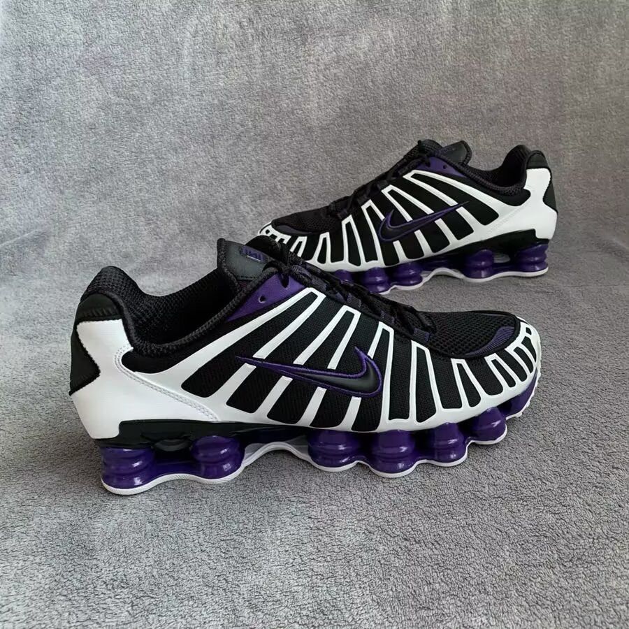 Nike Nike Shox TL court purple white Size US 11.5 / EU 44-45 - 3 Thumbnail