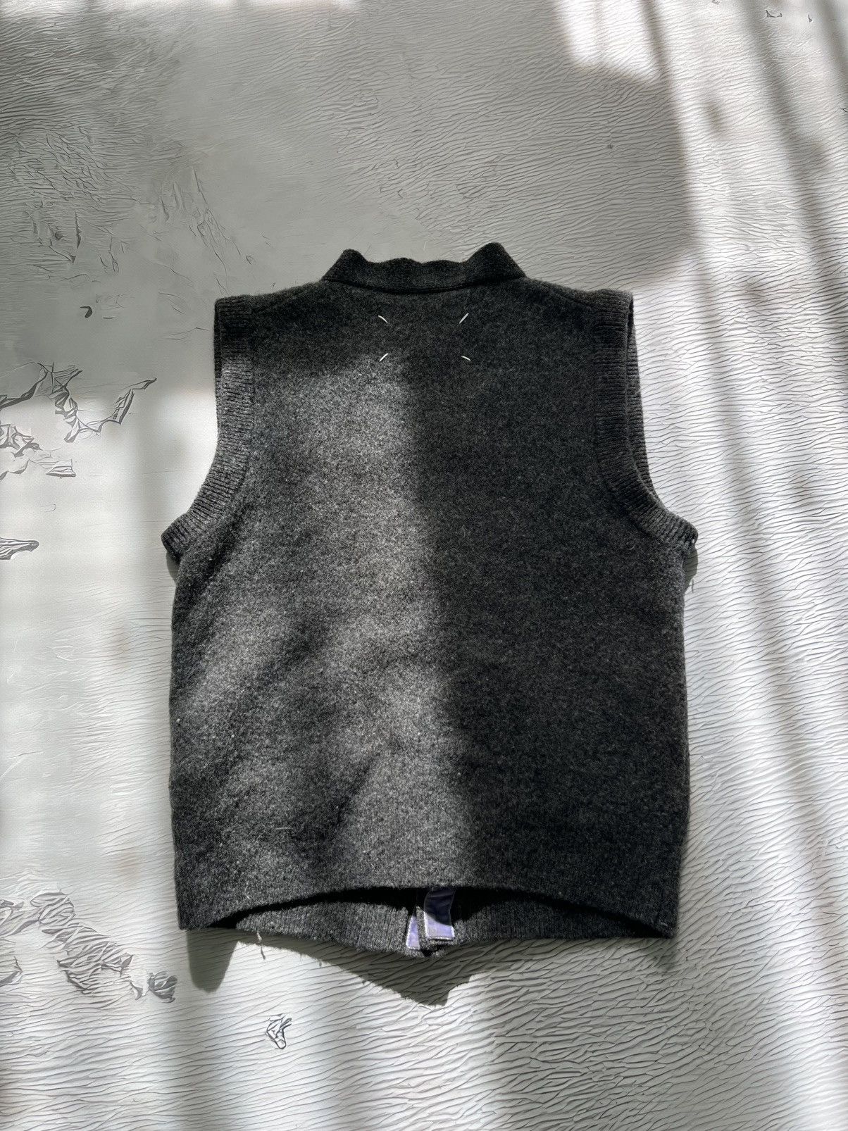 Maison Margiela Maison Margiela Wool Short Sleeve Cardigan Sweater Size S / US 4 / IT 40 - 8 Thumbnail