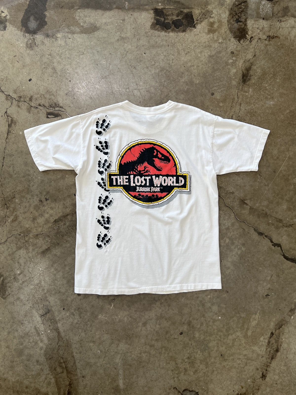 Vintage Vintage 1997 Jurassic Park Lost World Movie Tee Large Size US L / EU 52-54 / 3 - 2 Thumbnail