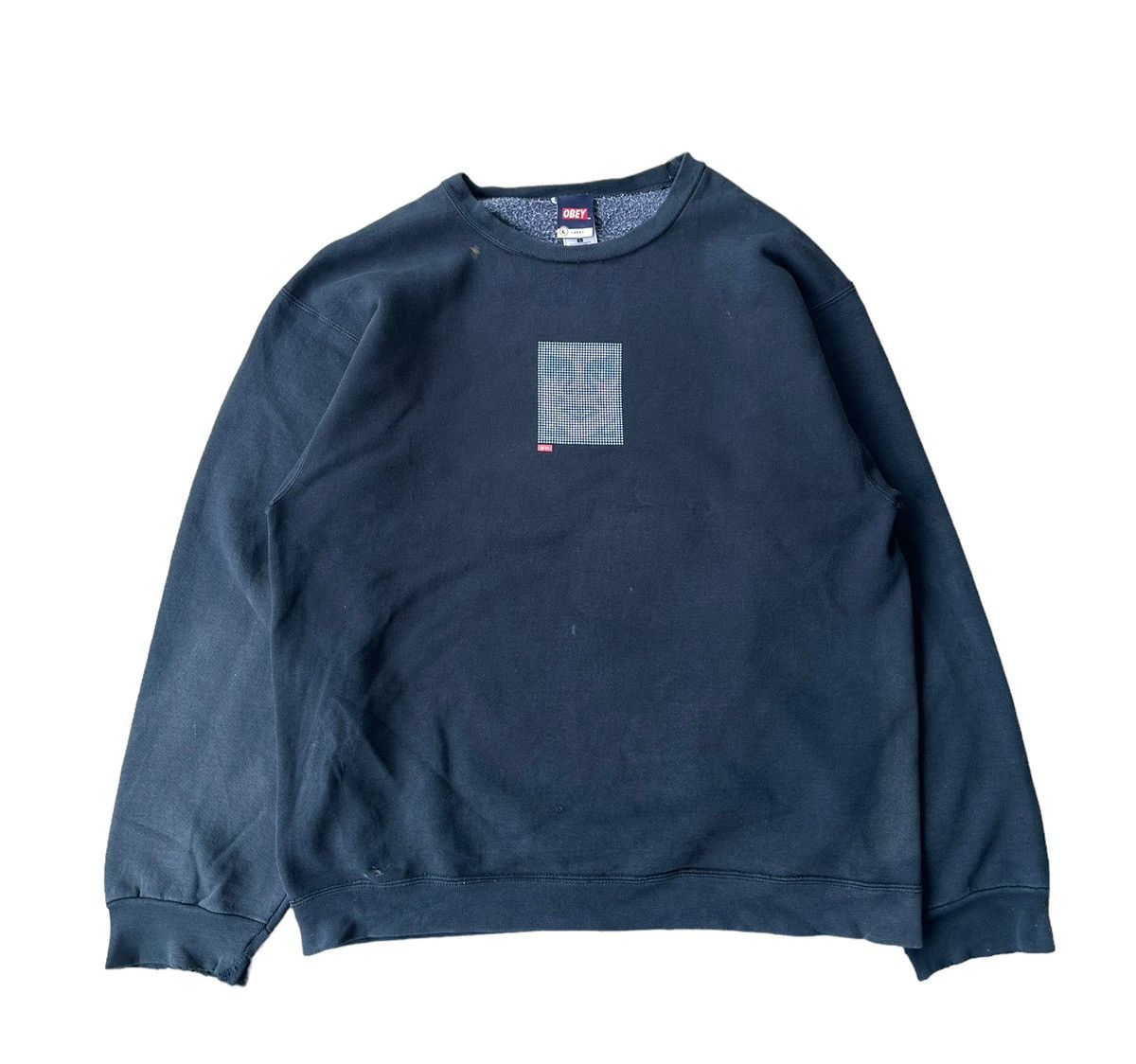 Obey × Vintage thrased Vintage Obey center logo sweatshirt size L Size US L / EU 52-54 / 3 - 1 Thumbnail