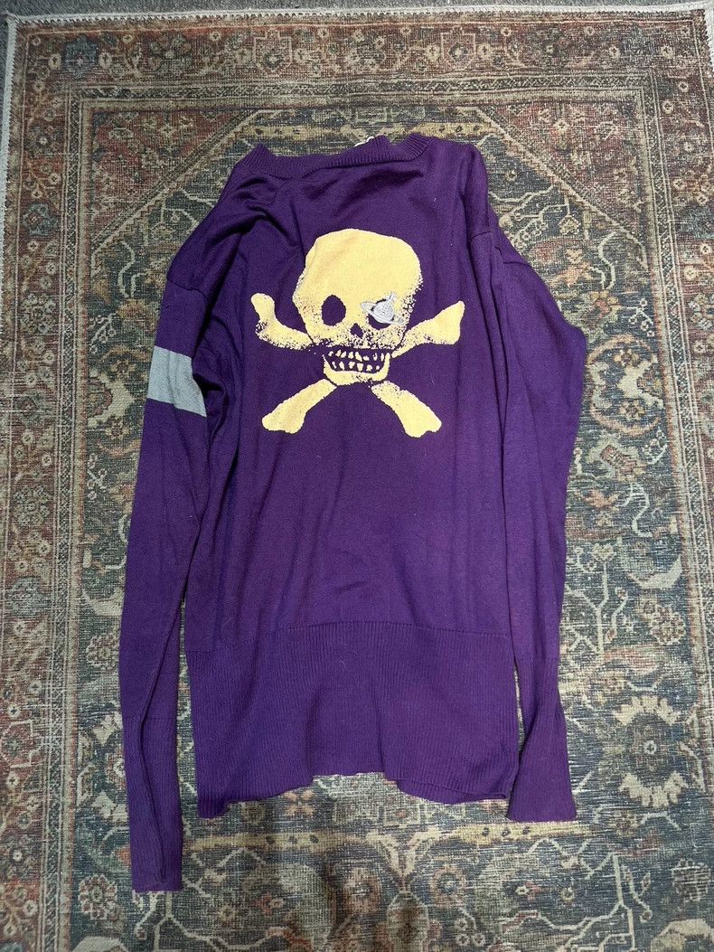 Vivienne Westwood Vivienne Westwood size3 Skull purple Saturn knit cardigan j Size M / US 6-8 / IT 42-44 - 1 Thumbnail