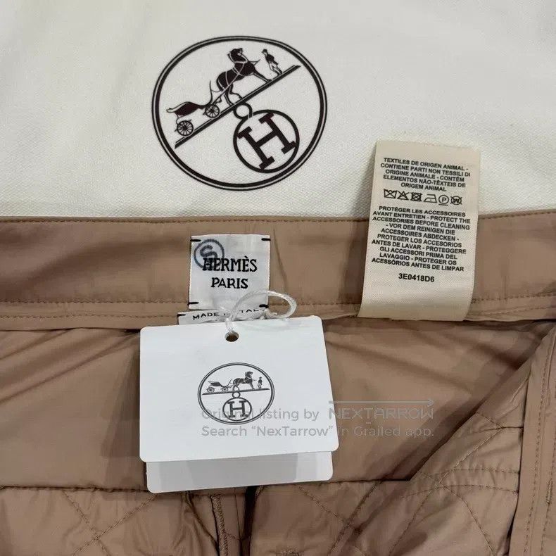 Hermes Hermes Khaki Diamond Zipper Casual Pants Size 42" / US 20 - 4 Thumbnail