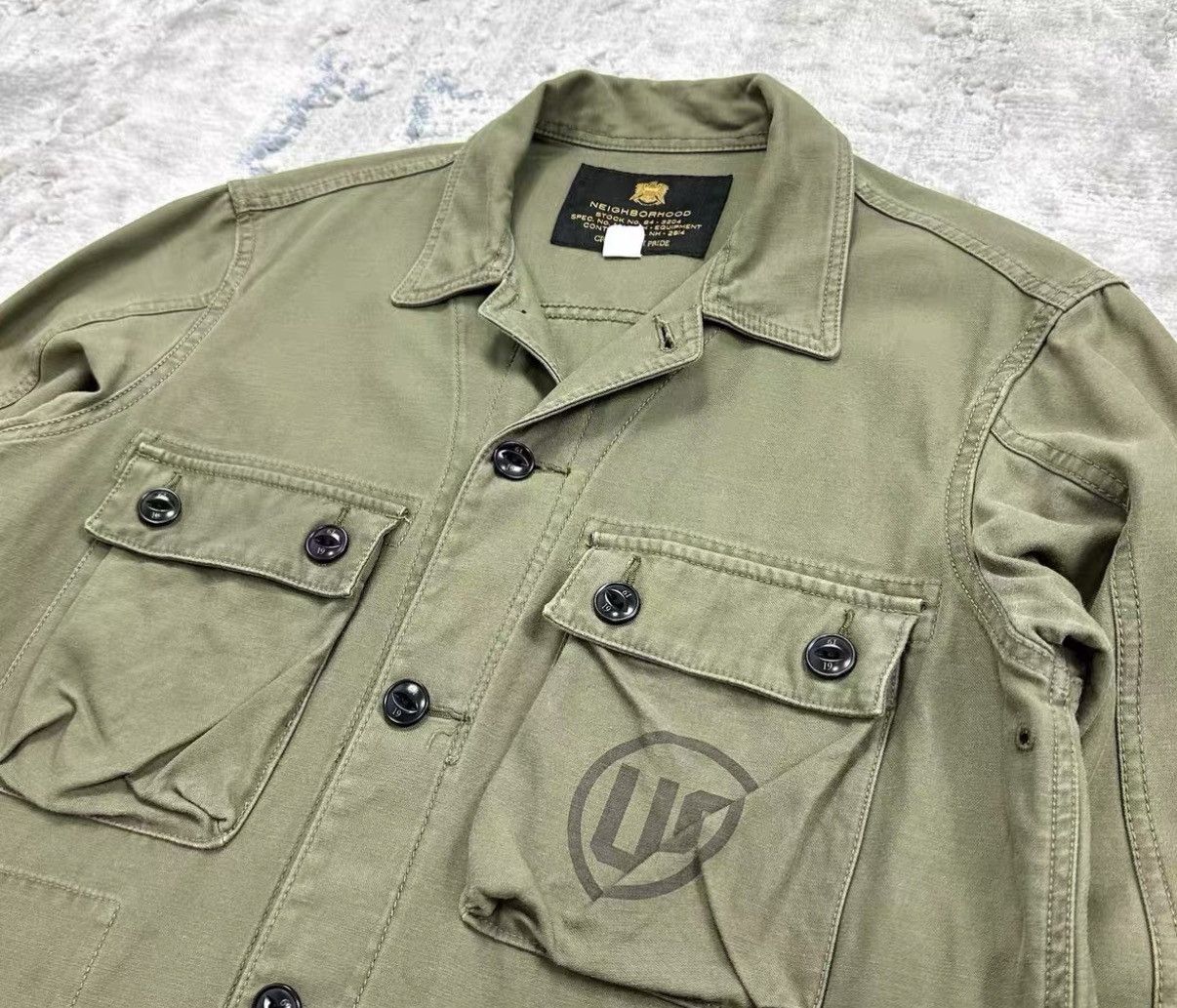 Neighborhood NEIGHBORHOOD BDU / C-SHIRT.LS 15AW Washed Work Jacket J16 Size US M / EU 48-50 / 2 - 3 Thumbnail