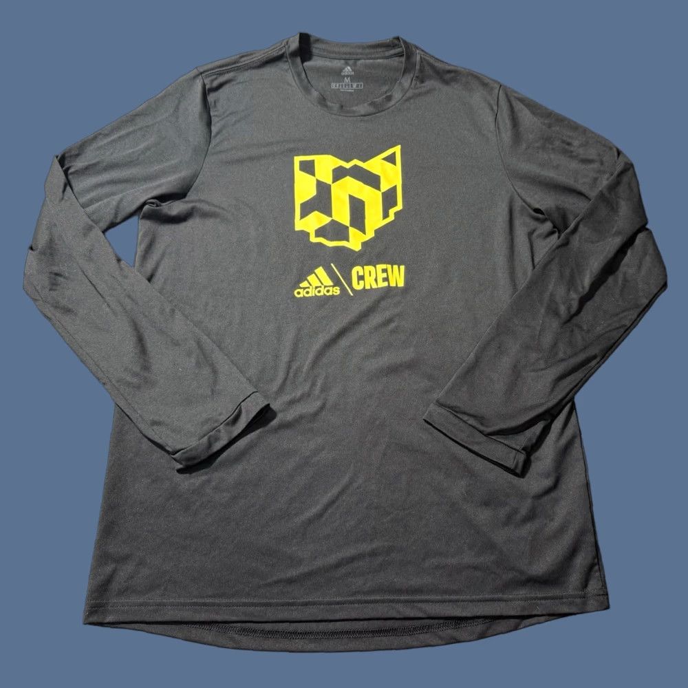 Adidas Adidas Men's Columbus Crew Icon Long Sleeve T-Shirt Size Medium Black Size US M / EU 48-50 / 2 - 1 Thumbnail