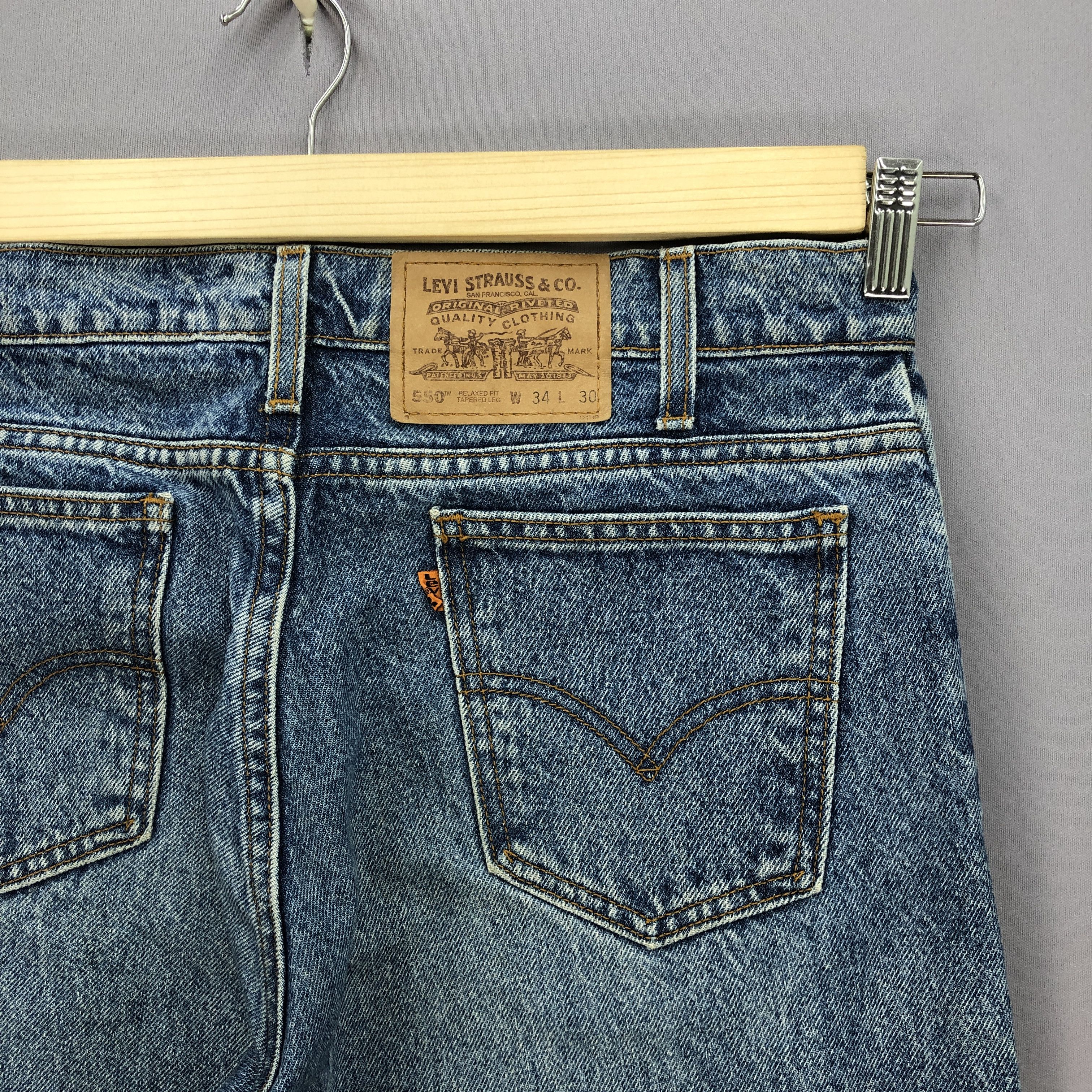 Levi's Vintage Levis 505 Stonewash Jeans Levi's Orange Tab Denim Size US 34 / EU 50 - 5 Thumbnail