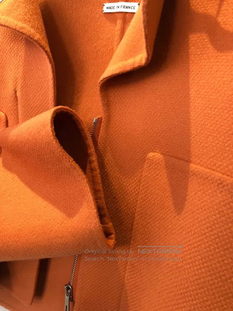 Hermes Hermes Orange Women's Short Coat Size XS / US 0-2 / IT 36-38 - 9 Thumbnail