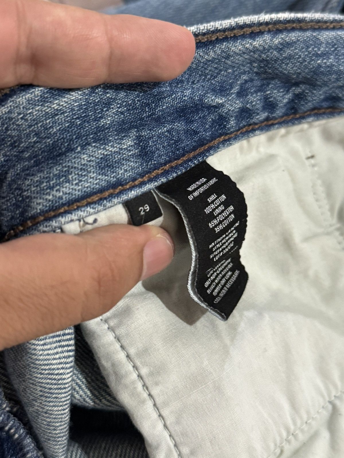 Helmut Lang Helmut Lang Relaxed Tapered Denim Jeans Size US 29 - 9 Thumbnail