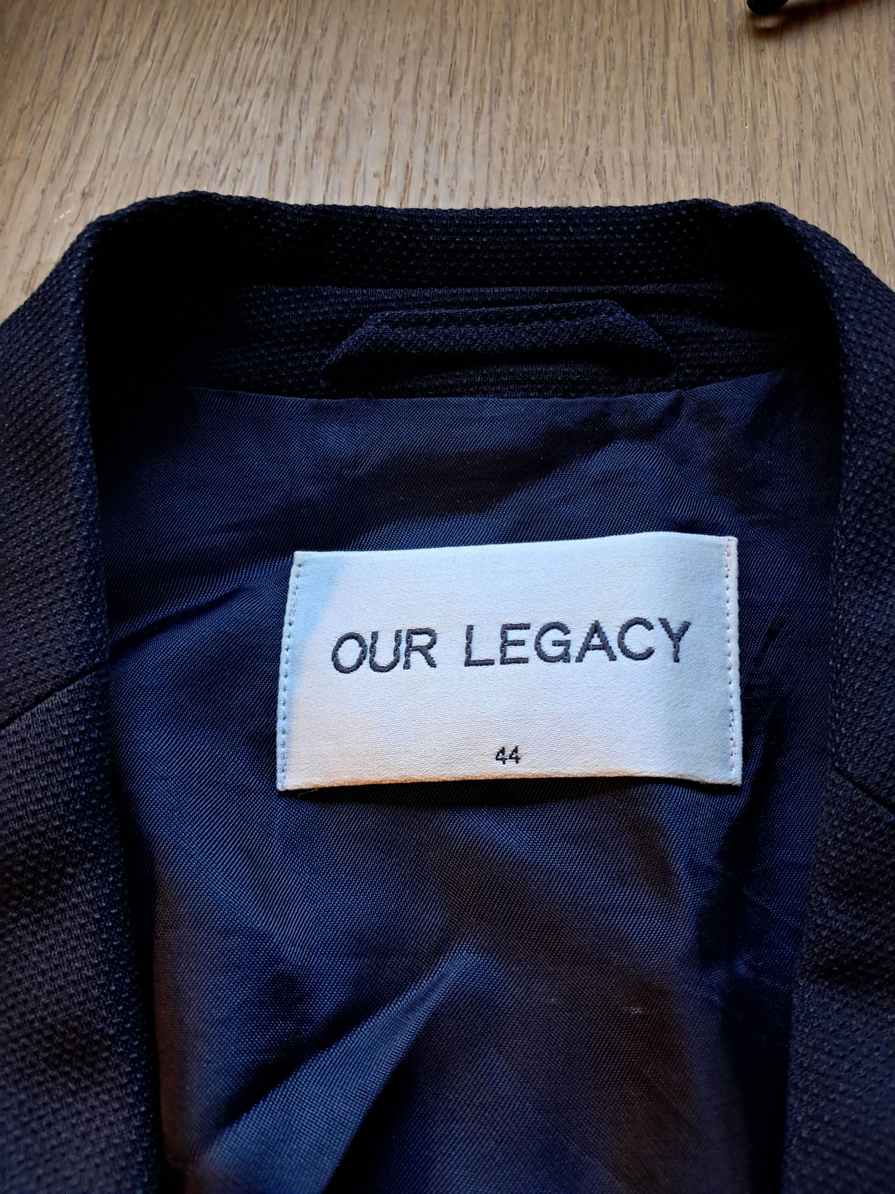 Our Legacy Our Legacy Navy suit jacket blazer sz 44 virgin wool light Size 44R - 3 Thumbnail