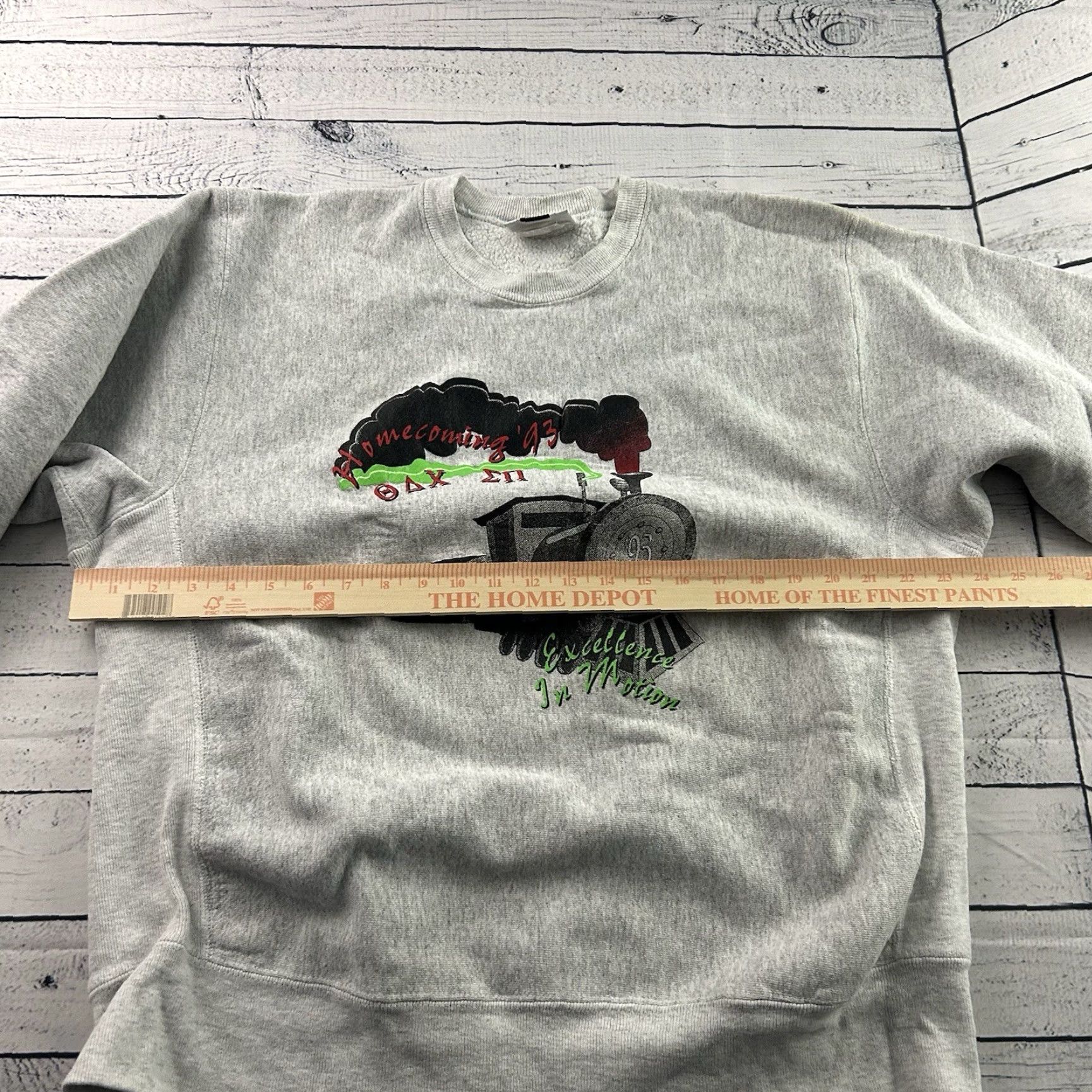 Lee Vintage Lee '93 Sigma Pi Pullover Crewneck Sweatshirt Men's XL Gray Size US XL / EU 56 / 4 - 5 Thumbnail