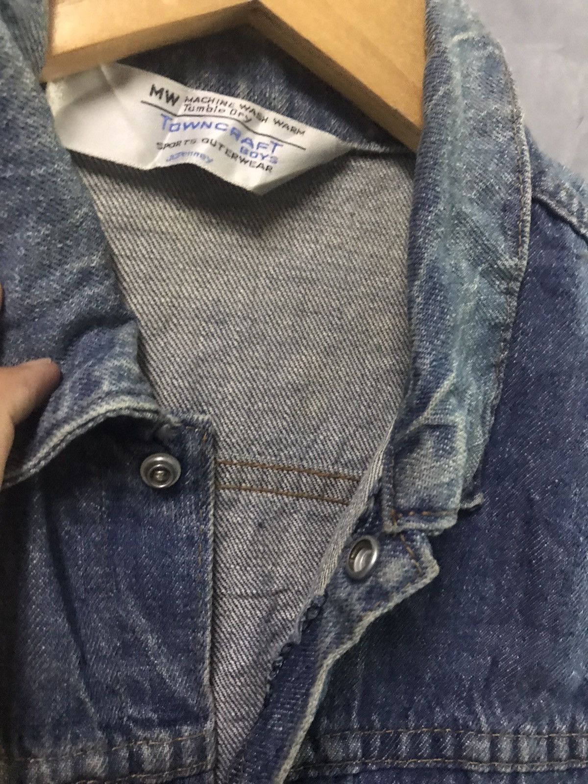JCPenney 70s Vintage Selvedge Denim JC Penney Ranchcraft Jean Trucker Size S / US 4 / IT 40 - 6 Thumbnail