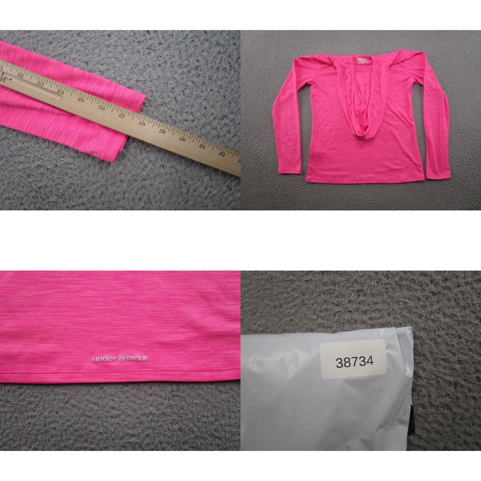 Under Armour Under Armour Hoodie Womens Size S Stretch Pink Loose Heatgear Athletic Running Size S / US 4 / IT 40 - 8 Thumbnail