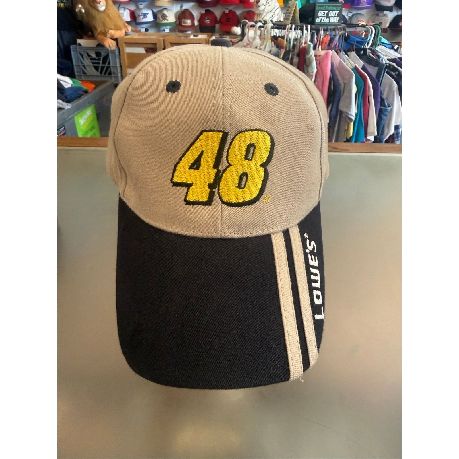 Winners Circle Jimmie Johnson Lowes Racing Hat Velcro Back Size ONE SIZE - 1 Thumbnail