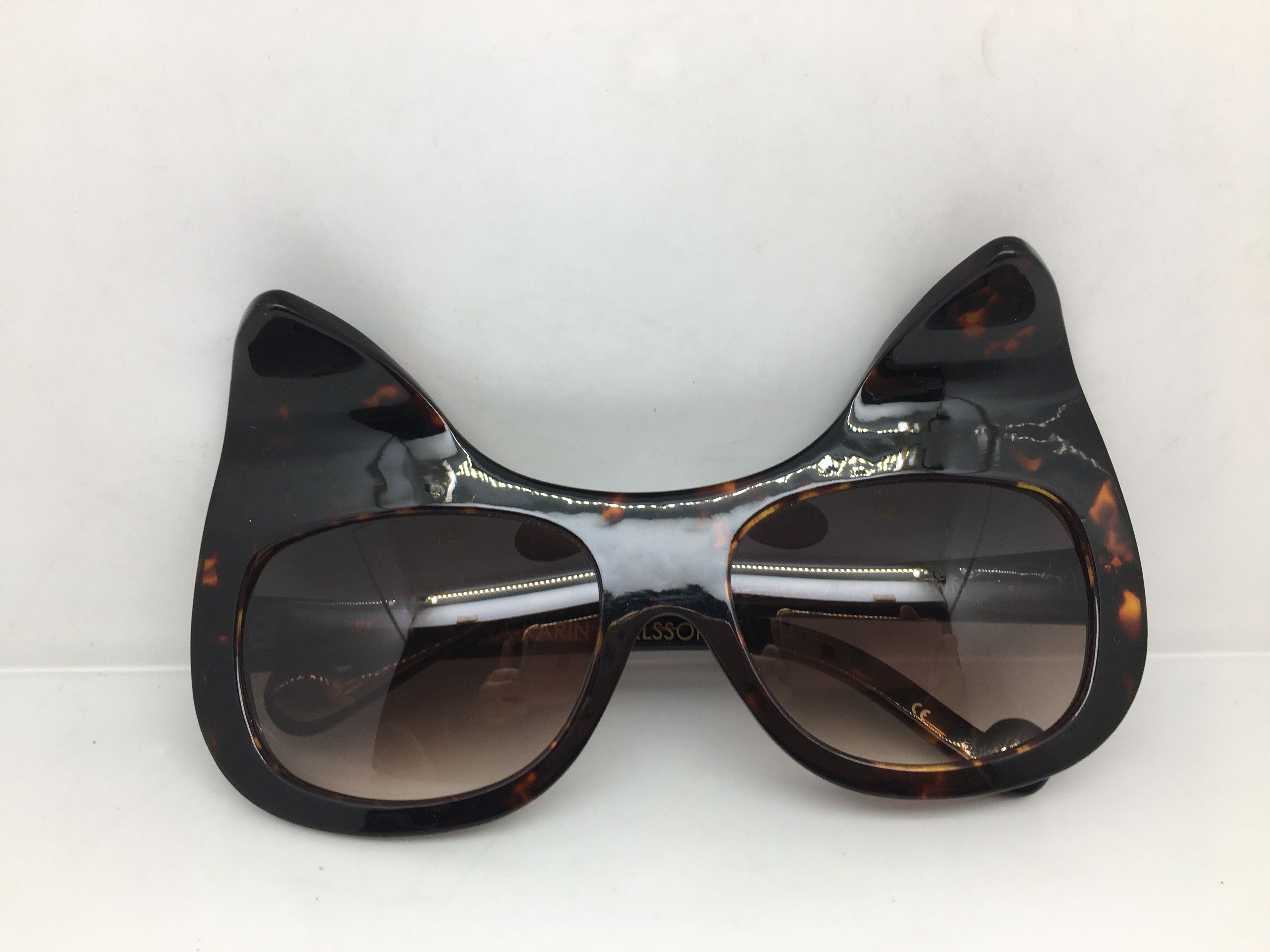 Other Ana-Karin Karlsson Handmade Tortoise Oversize Sunglasses Size ONE SIZE - 8 Thumbnail