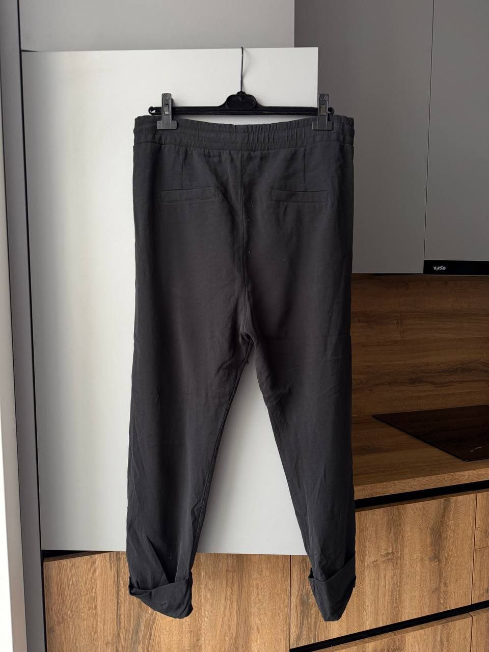 Thom Krom Black Cotton Linen DropCrotch Casual Pants Size US 32 / EU 48 - 4 Thumbnail