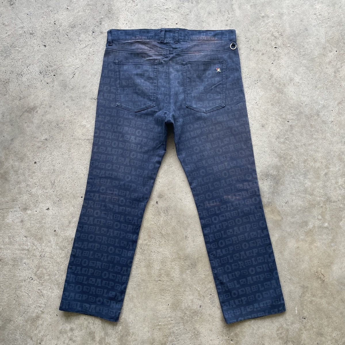 Vintage Vintage Arnold Palmer Golf Full Print Faded Trousers Pants Size US 33 - 11 Thumbnail