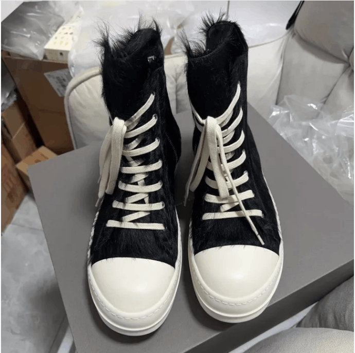 Rick Owens Rick Owens Hi-Top Sneakers Size US 9.5 / EU 42-43 - 2 Thumbnail