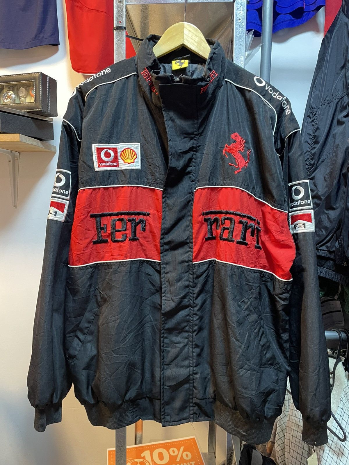 Other Vintage Y2K Ferrari Bomber Jacket Size US XXL / EU 58 / 5 - 1 Thumbnail