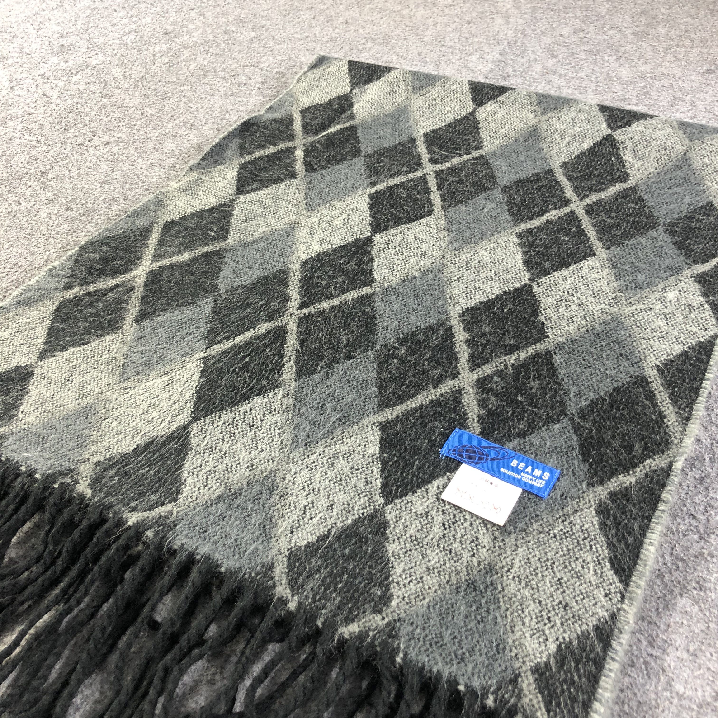 Beams Plus Beams Argyle Scarf Muffler V1123 Size ONE SIZE - 3 Thumbnail