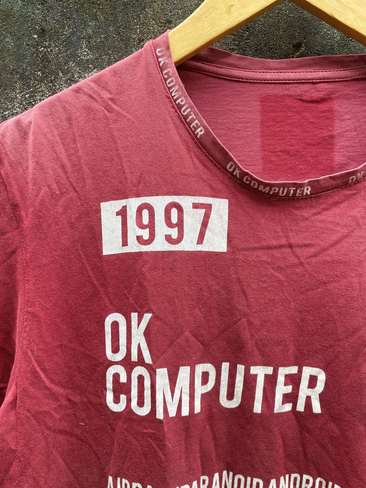 Band Tees × Vintage Vintage Radiohead Ok Computer Sun Faded tee Size US M / EU 48-50 / 2 - 3 Thumbnail