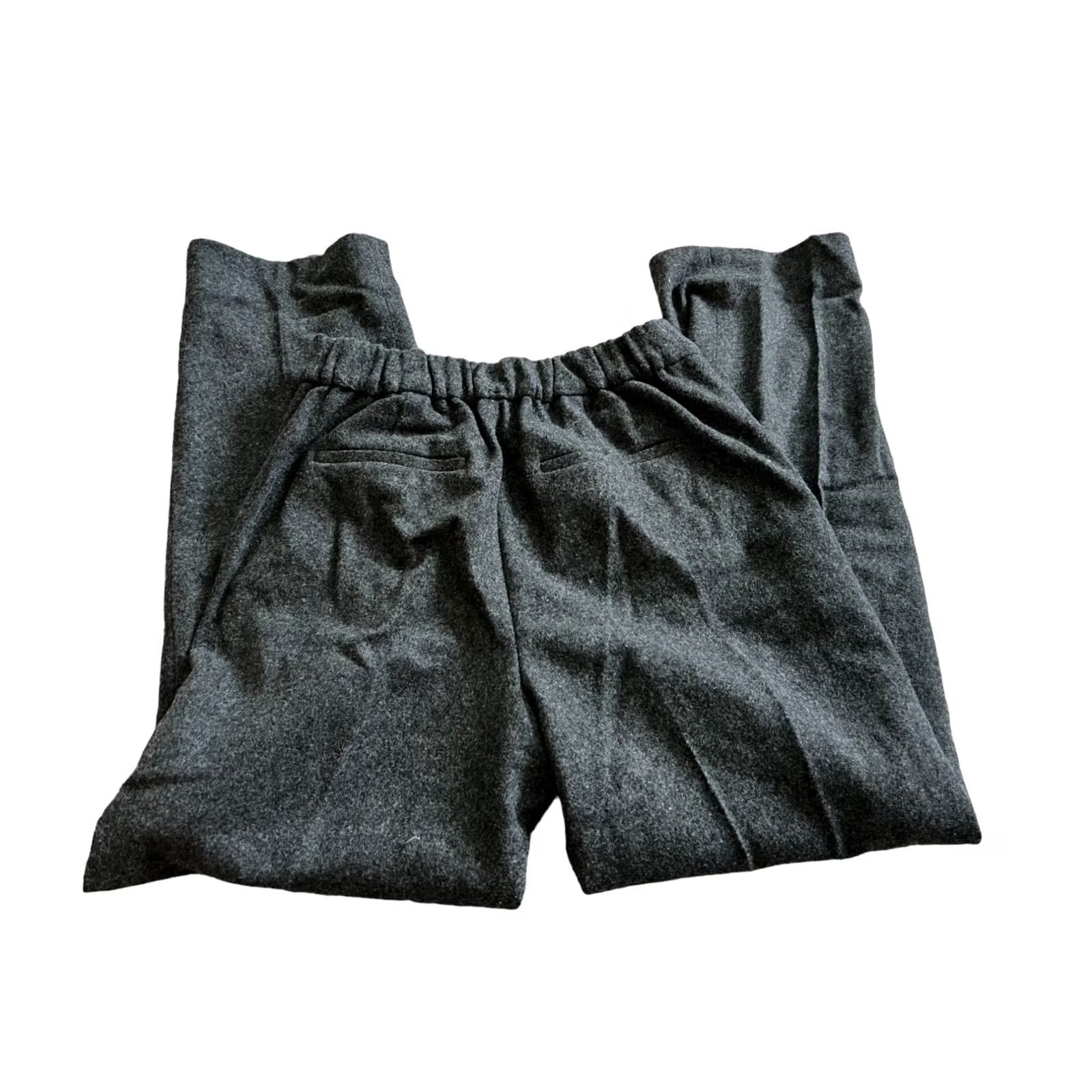 J.Crew J.Crew Italy Belluci Womens Wool Pants Size 4 26x28 Gray Zip Side Pockets Lined Size 27" / US 4 / IT 40 - 3 Thumbnail