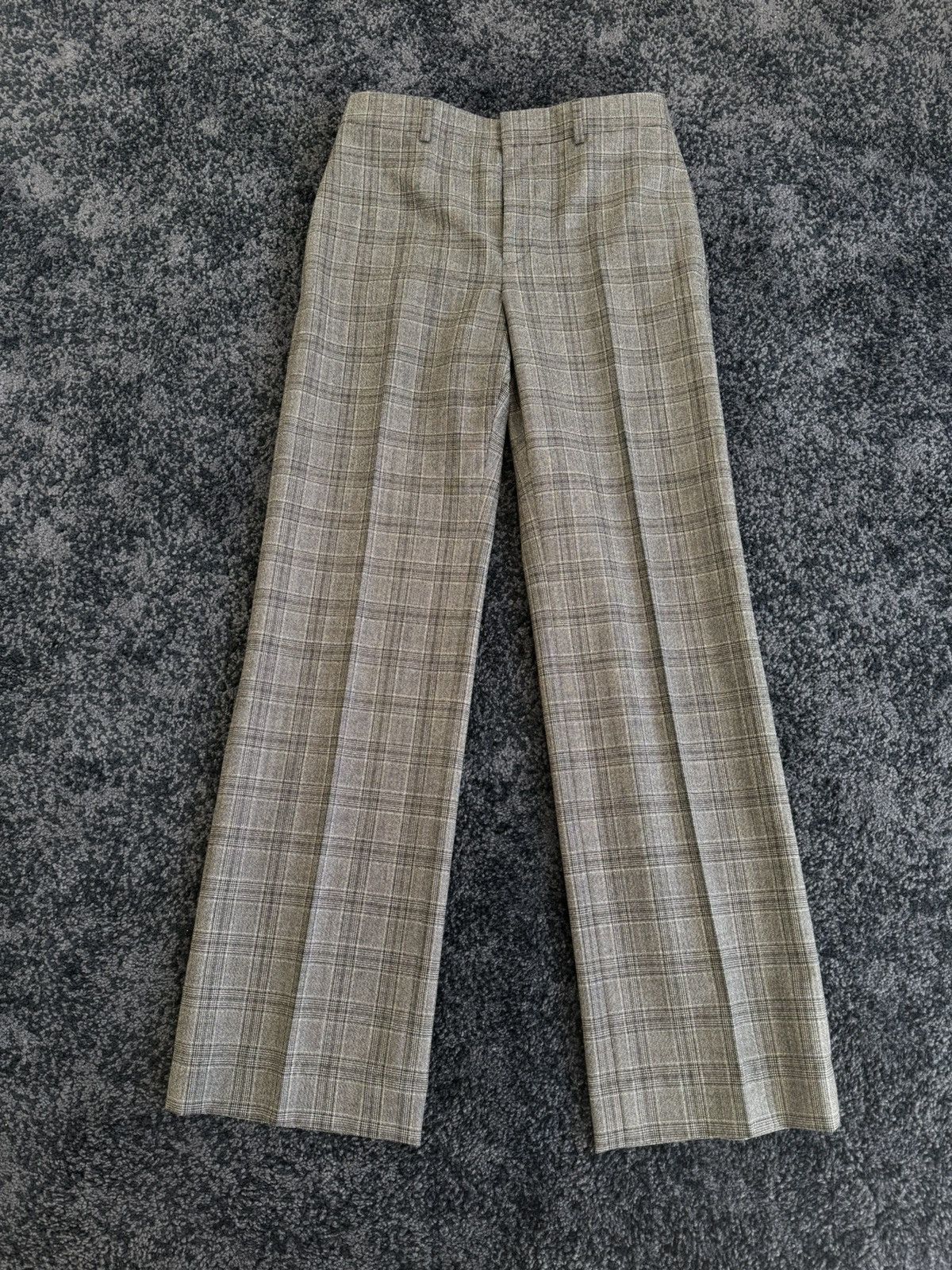 Celine × Hedi Slimane FW23 Prince Of Wales Straight Pants sz46/48/50/52/54 Size 50S - 3 Thumbnail