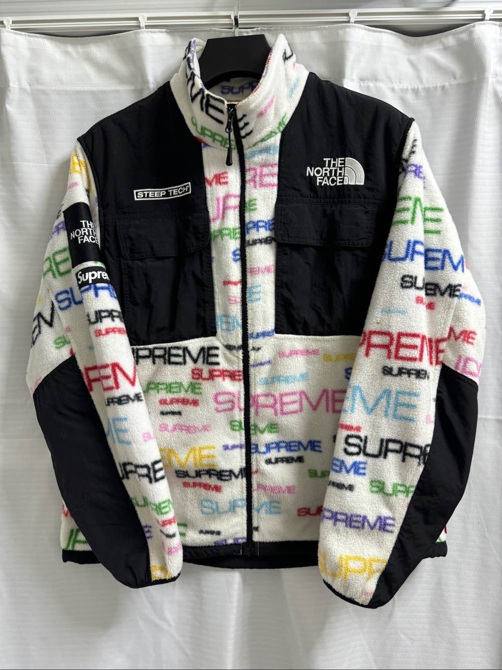 Supreme Supreme x The North Face Logo Fleece Jacket Size L Size US L / EU 52-54 / 3 - 1 Thumbnail
