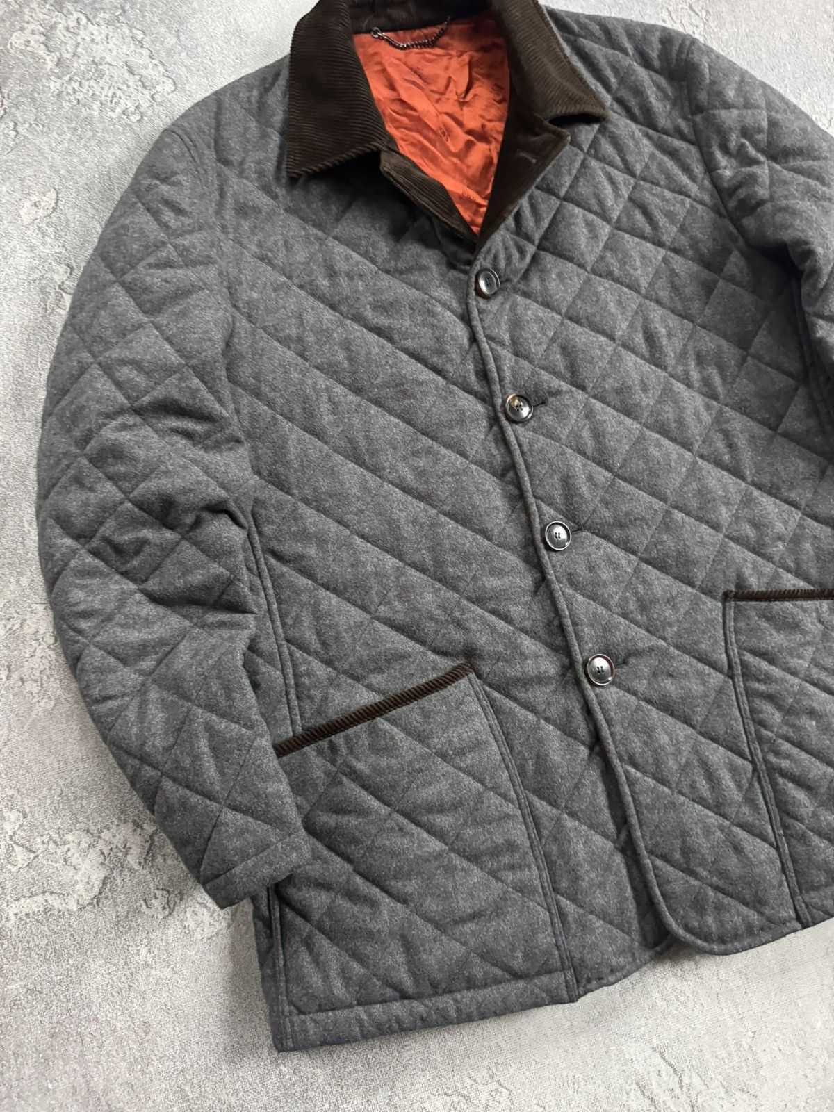Schneiders Schneiders Salzburg L button up wool light quilted jacket Size US XL / EU 56 / 4 - 3 Thumbnail
