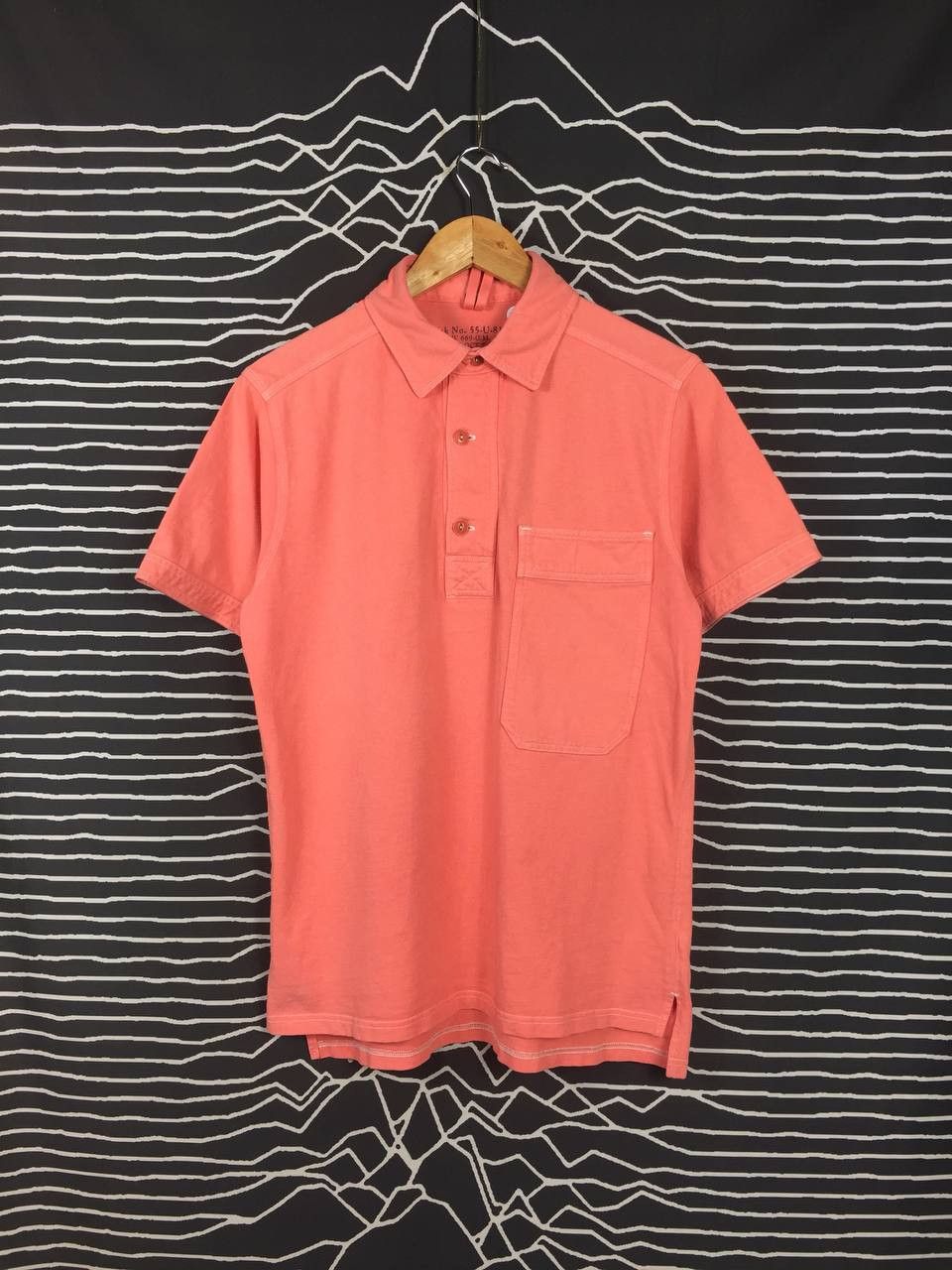 Nigel Cabourn × Vintage Nigel Cabourn Stock No 55 Big Pocket Made In Japan Polo Tee Size US M / EU 48-50 / 2 - 1 Thumbnail