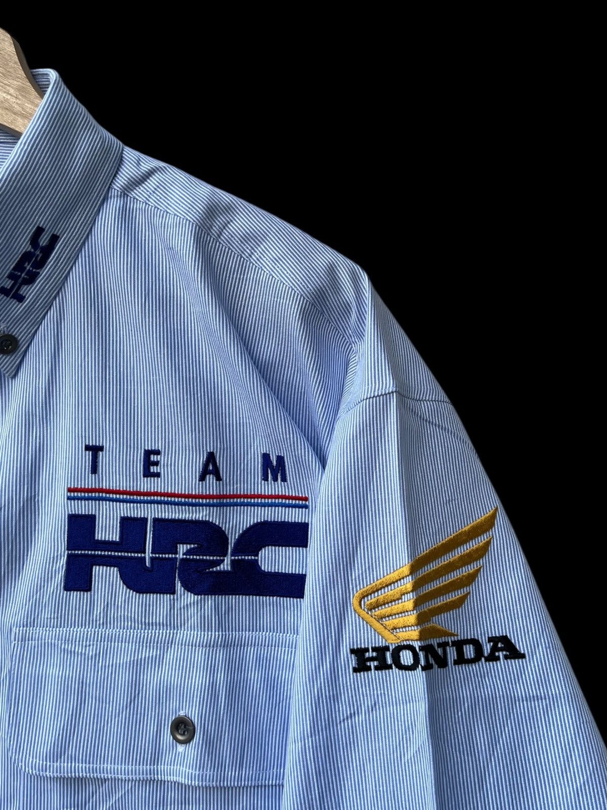 Honda Team HRC Honda Racing Pinstripes Work Shirt Size US L / EU 52-54 / 3 - 6 Thumbnail