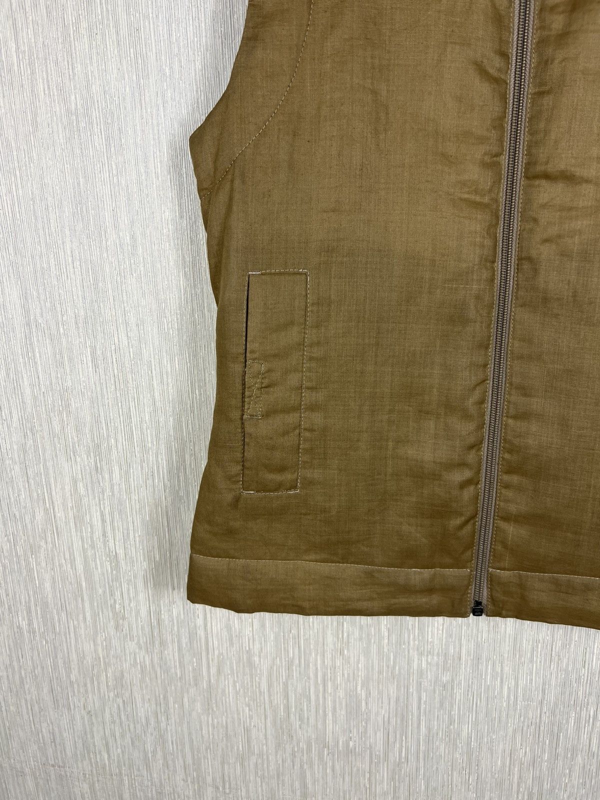 Dirk Bikkembergs Vintage 90s Dirk Bikkembergs linen buckle vest sleeveless Size M / US 6-8 / IT 42-44 - 6 Thumbnail
