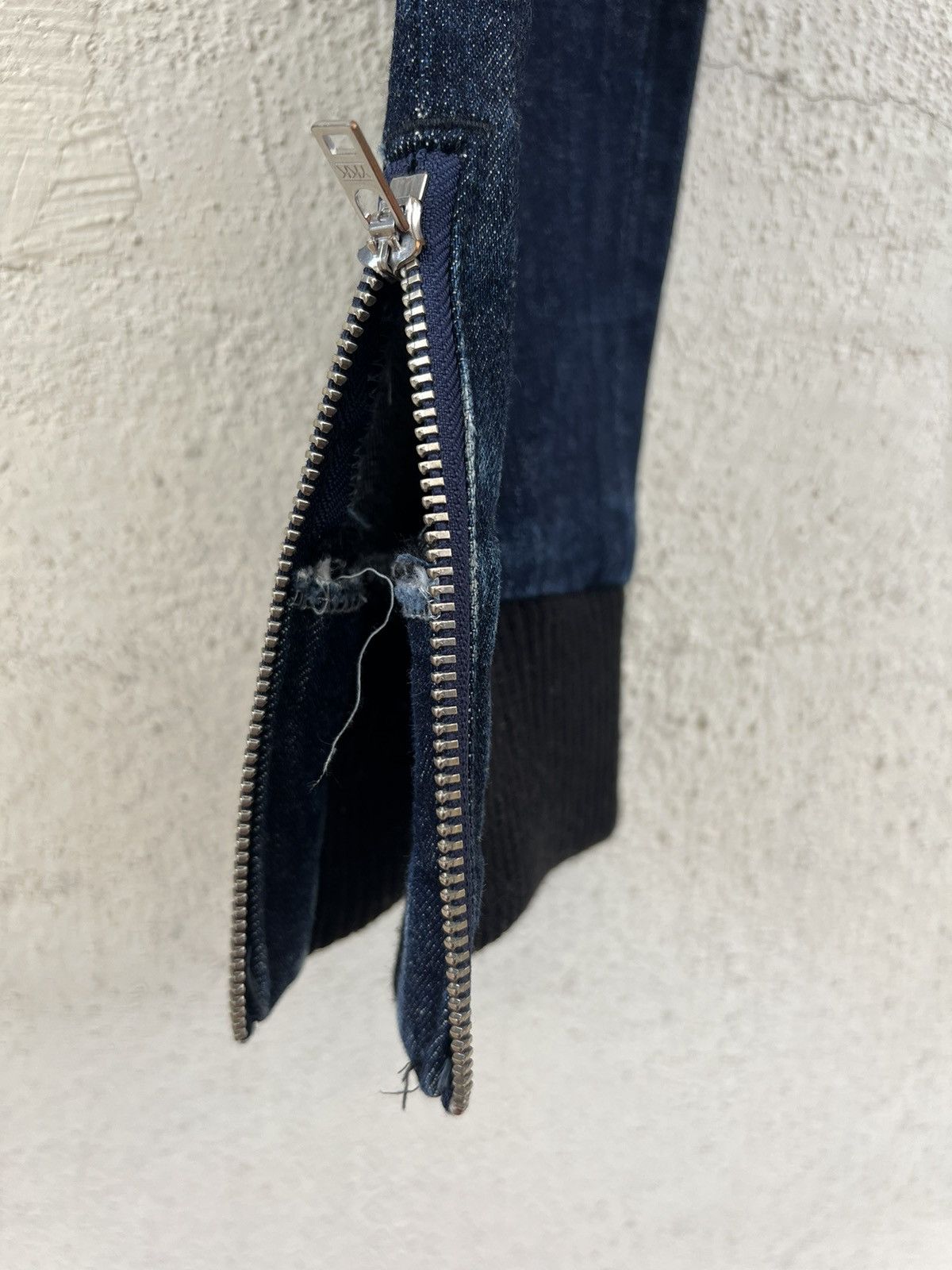 Japanese Brand Vintage AW 2009 PLEIN Yoshida Roberto Hybrid Denim Jeans Size US 29 - 14 Thumbnail
