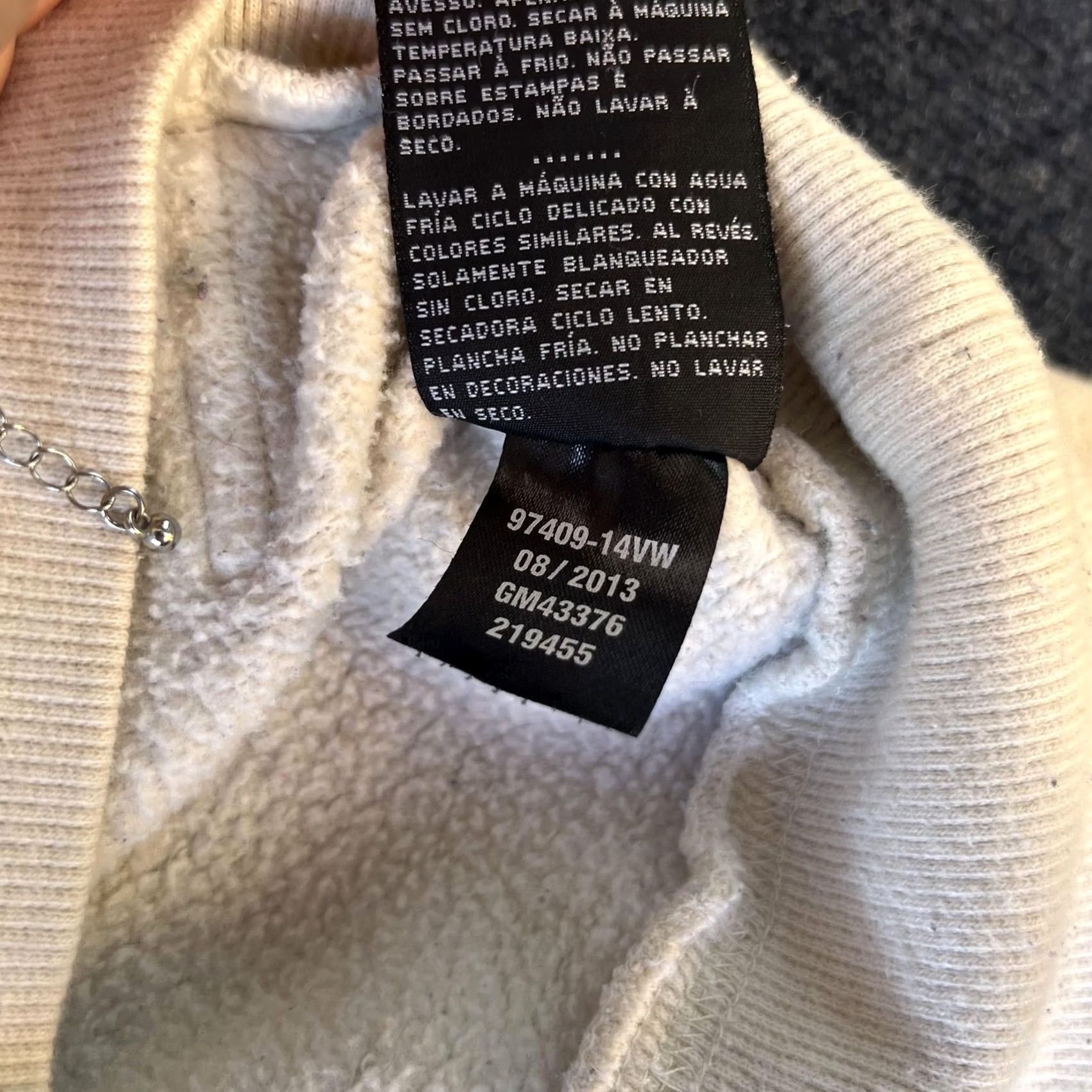 Harley Davidson Harley-Davidson Hoodie Womens Medium White Full Zip Hooded Sweatshirt 97409-14VW Size L / US 10 / IT 46 - 5 Thumbnail